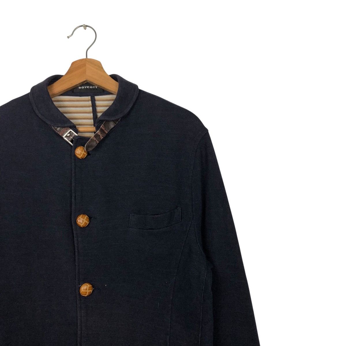 Boycott × Japanese Brand 📌Boycott Chore Worker Button Jacket Issey Miyake Size US M / EU 48-50 / 2 - 7 Thumbnail