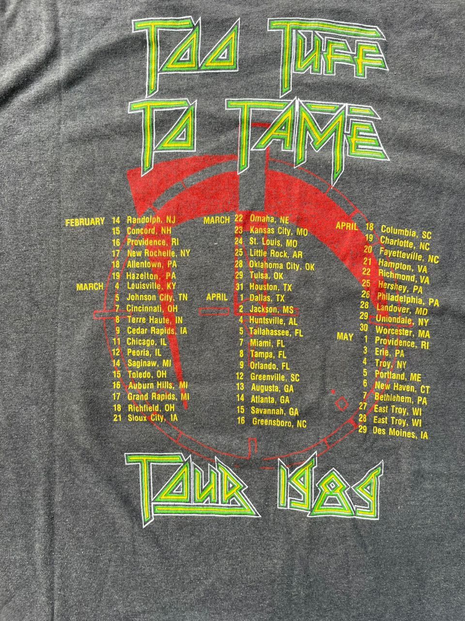 Band Tees Vintage 80s Winger 'Too Tuff Too Tame' Tour Rock Band Tees Size US S / EU 44-46 / 1 - 4 Thumbnail