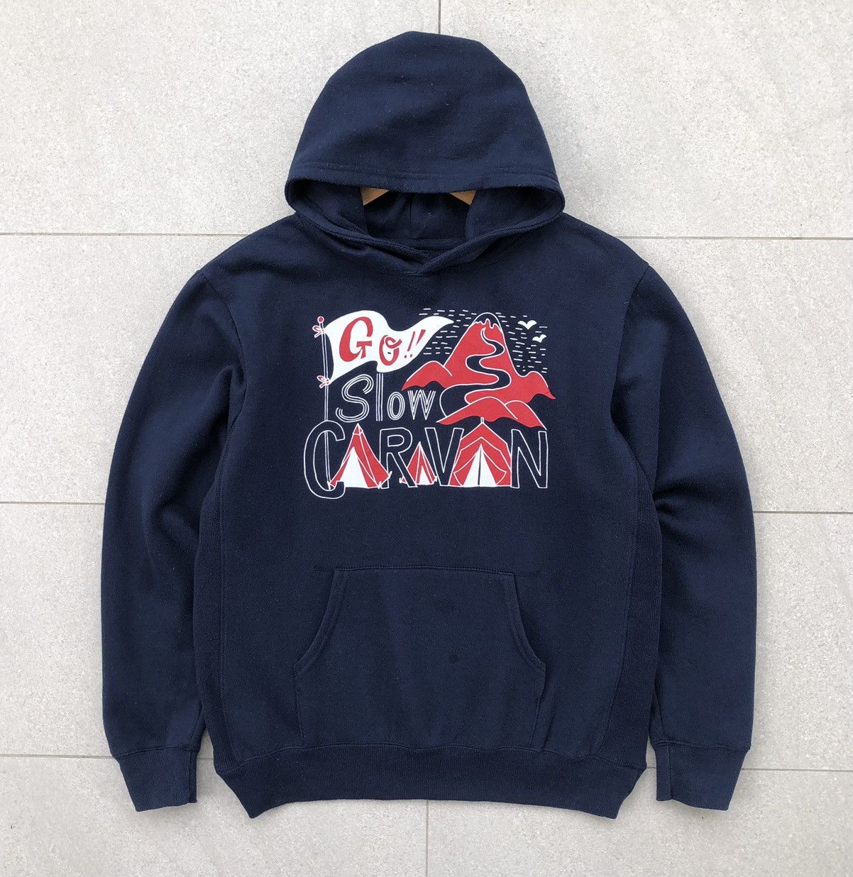 go slow caravan Go Slow Caravan Graphic Printed Sweatshirts With Hoodie Size US L / EU 52-54 / 3 - 2 Thumbnail