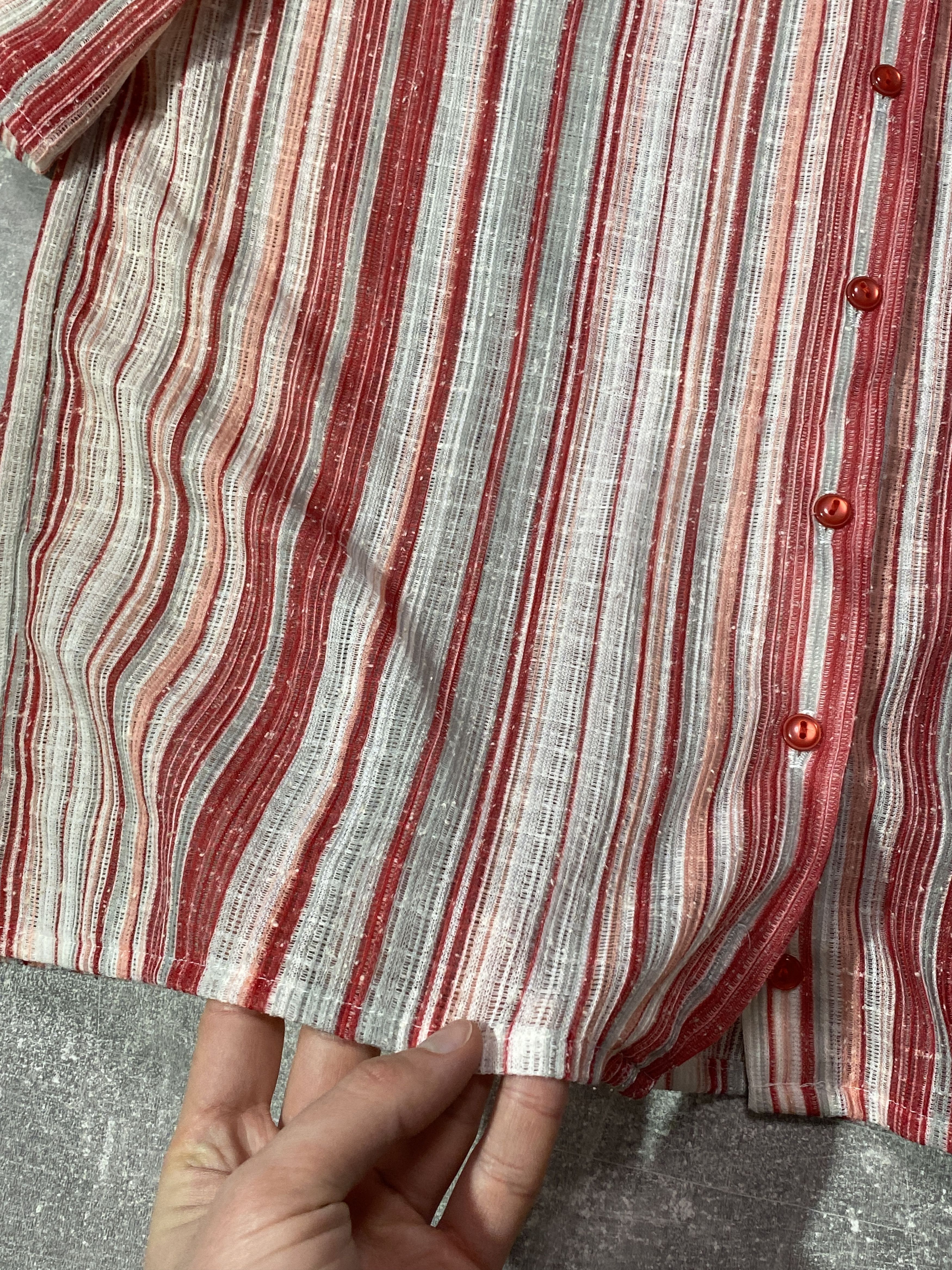 Vintage Vintage 90s striped button shirt Size US S / EU 44-46 / 1 - 7 Thumbnail