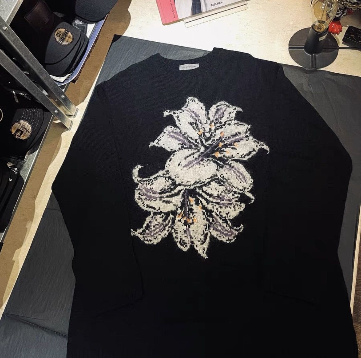 Yohji Yamamoto Yohji Yamamoto 21aw Lily Kintted Shirt-2505 Size US L / EU 52-54 / 3 - 1 Thumbnail