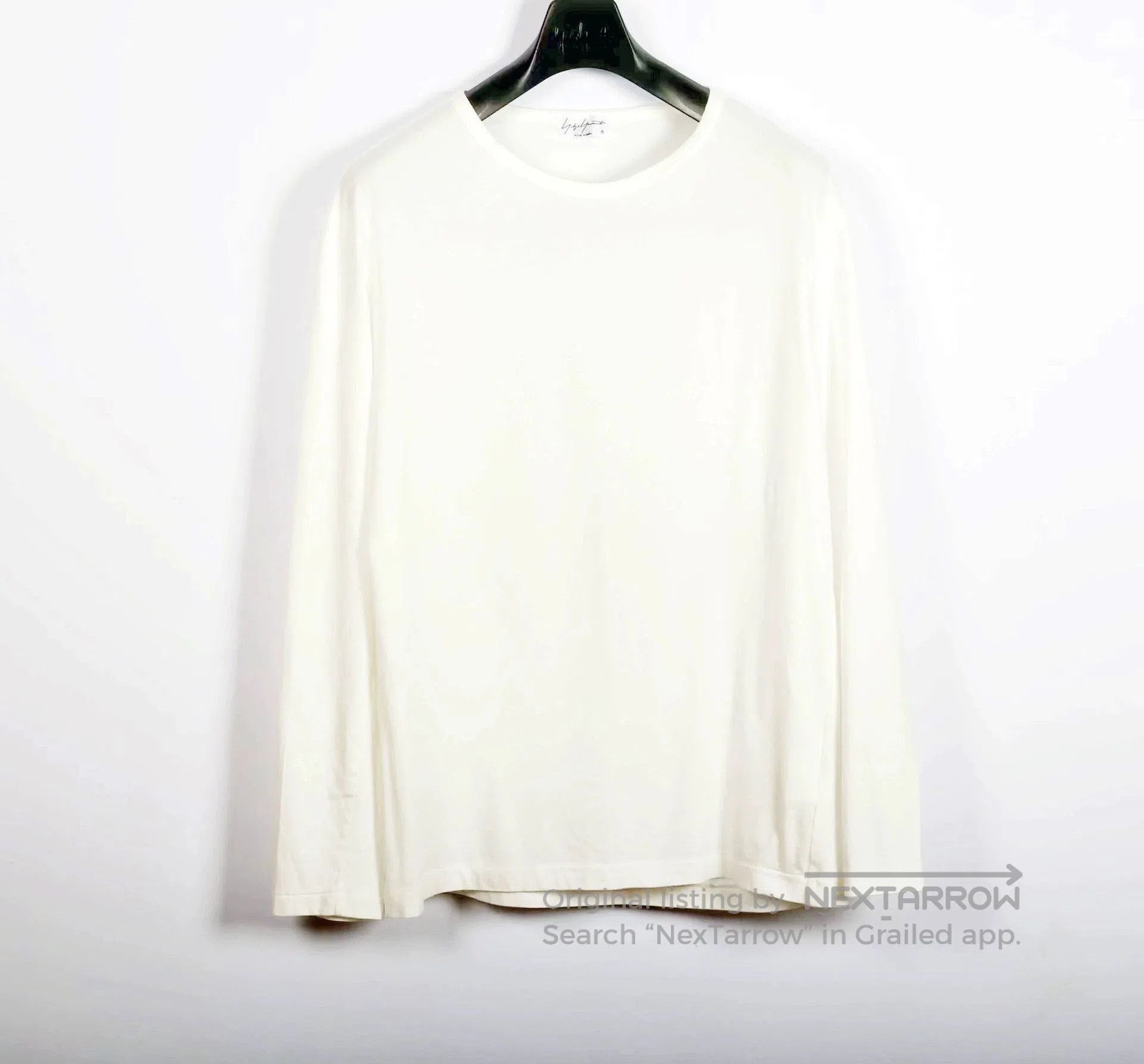 Yohji Yamamoto Beige Graphic Long Sleeve Shirt. Size US L / EU 52-54 / 3 - 2 Thumbnail