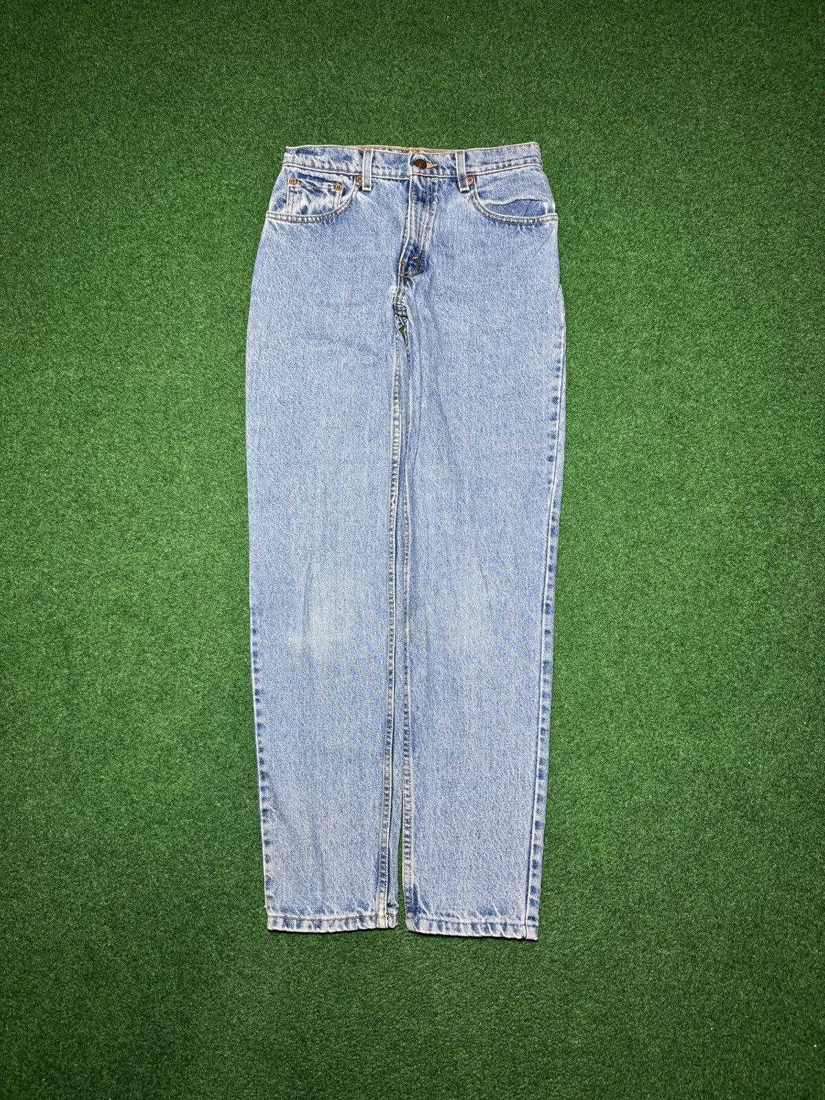 Levi's Vintage Clothing Vintage 90s Levi’s 550 Relaxed Fit Taper 28x30 Denim Jeans Size 30" / US 8 / IT 44 - 3 Thumbnail