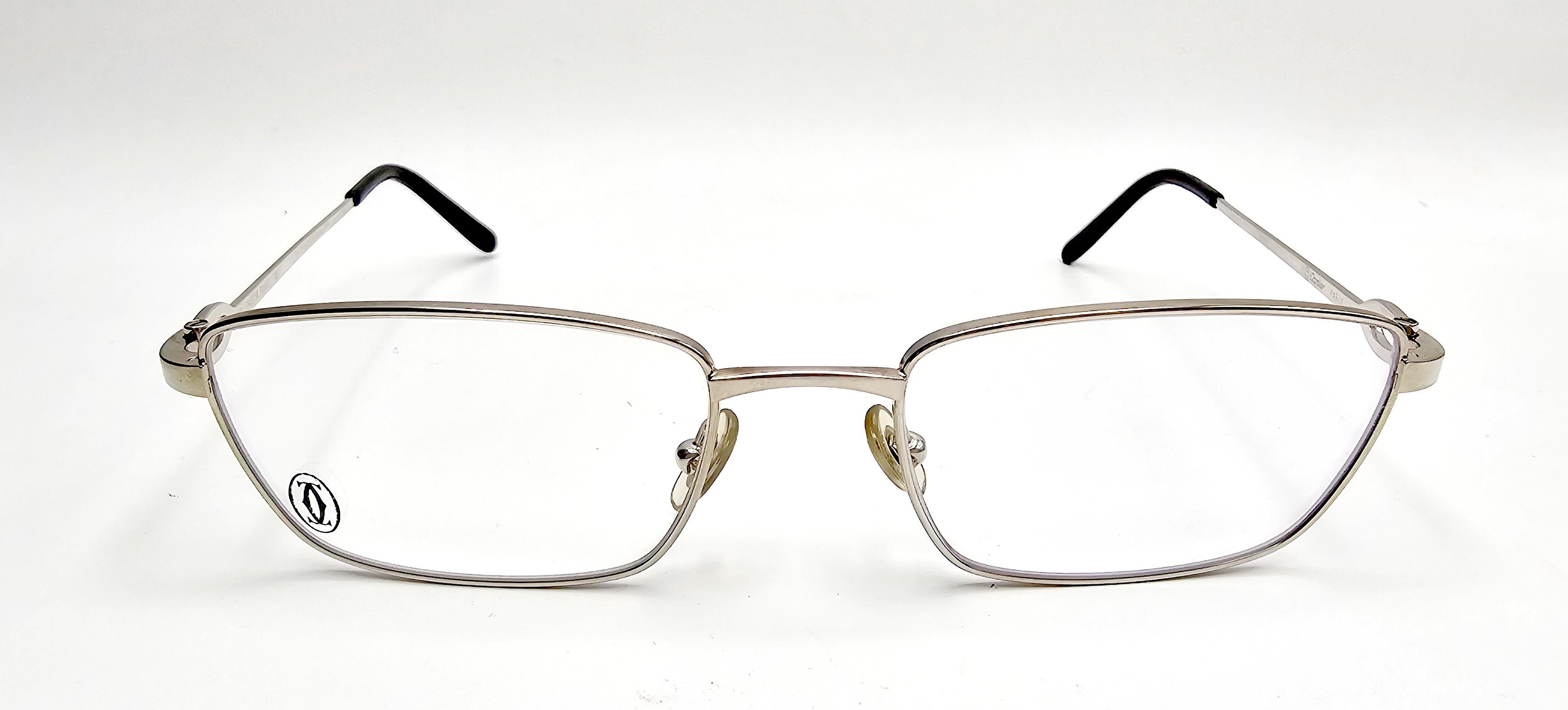 Cartier NEW! Cartier C-Decor Full Rim Silver Glasses Size ONE SIZE - 6 Thumbnail