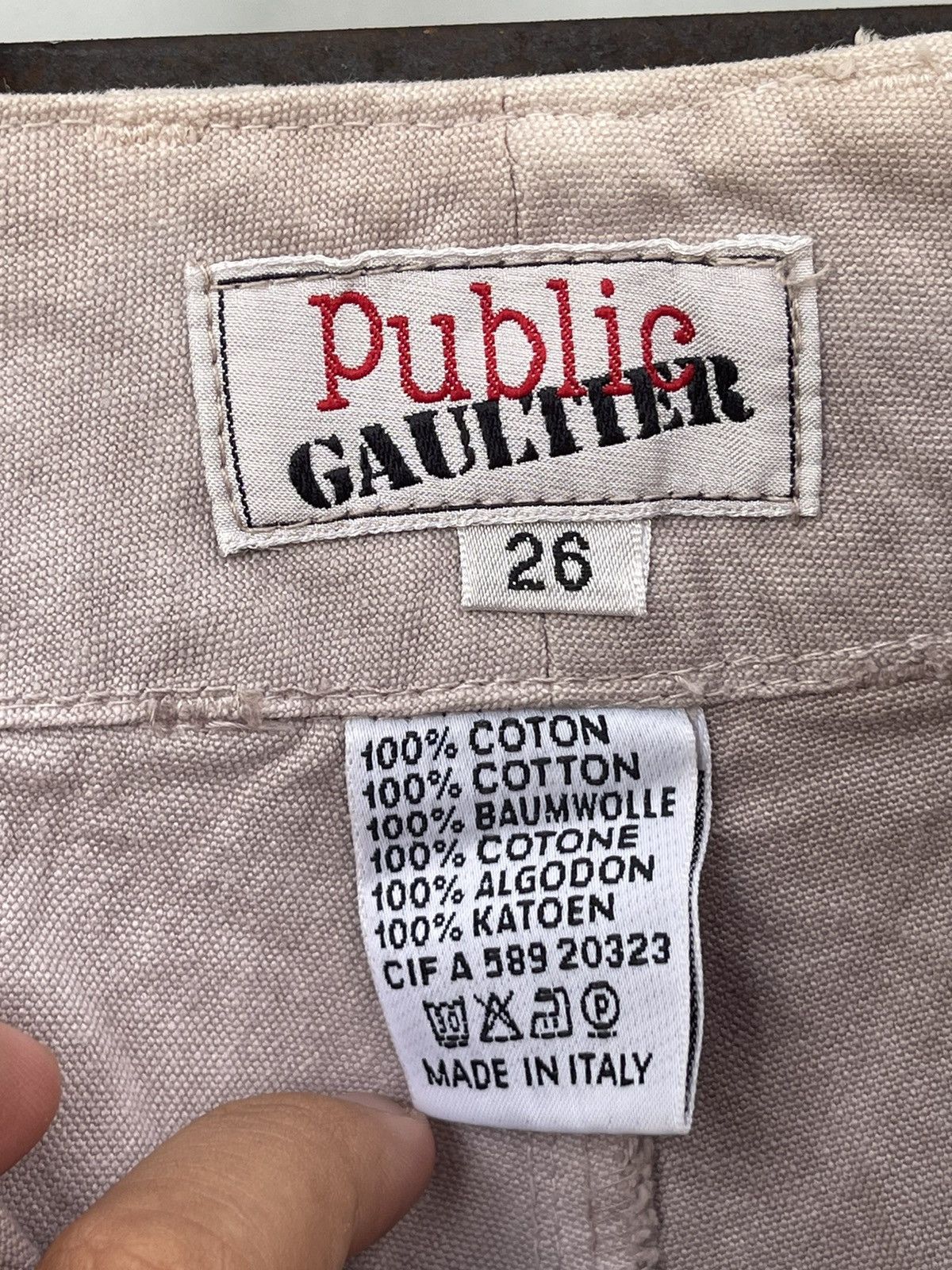 Jean Paul Gaultier Jean Paul Gaultier Public Cargo Pants Rose Pink Riri Zippers Size 27" / US 4 / IT 40 - 12 Thumbnail