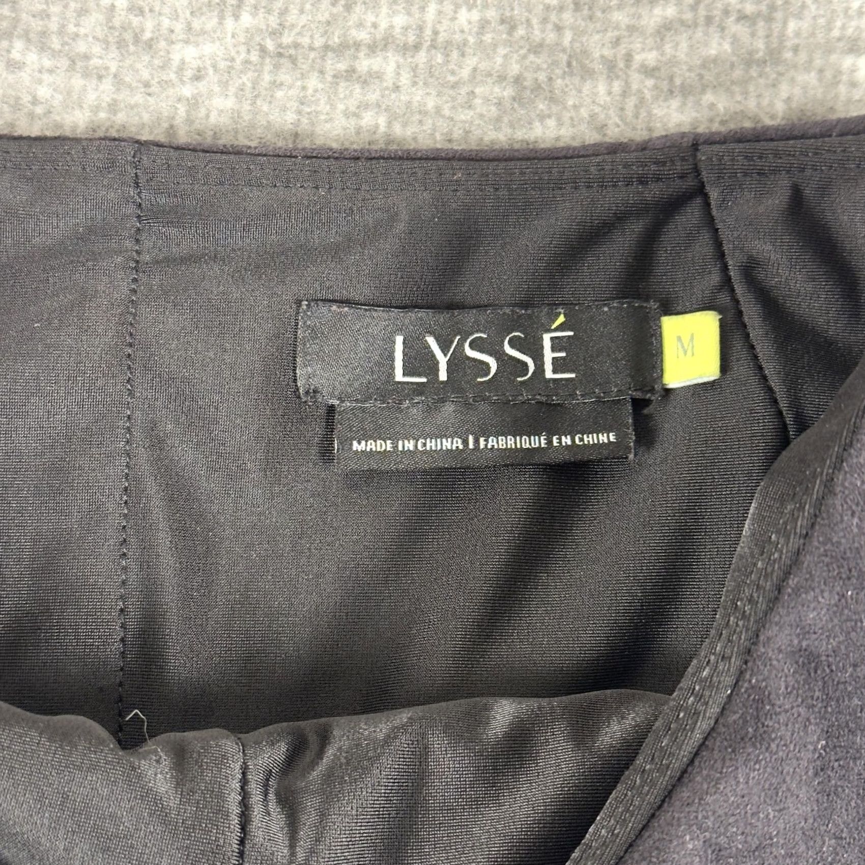 Vintage Lysse Pants Womens Medium Black Faux Suede Leggings High Rise Stretch Pull On Size 32" / US 10 / IT 46 - 3 Thumbnail