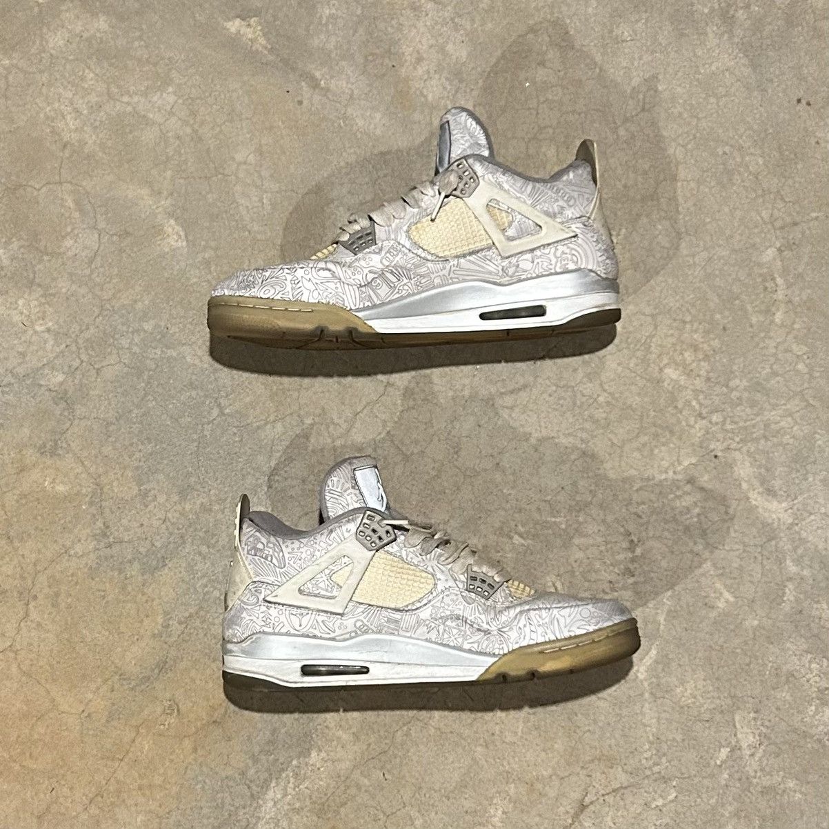 Jordan Brand × Nike Air Jordan 4 Retro 30th Anniversary Laser 2015 US 11 Size US 11 / EU 44 - 4 Thumbnail
