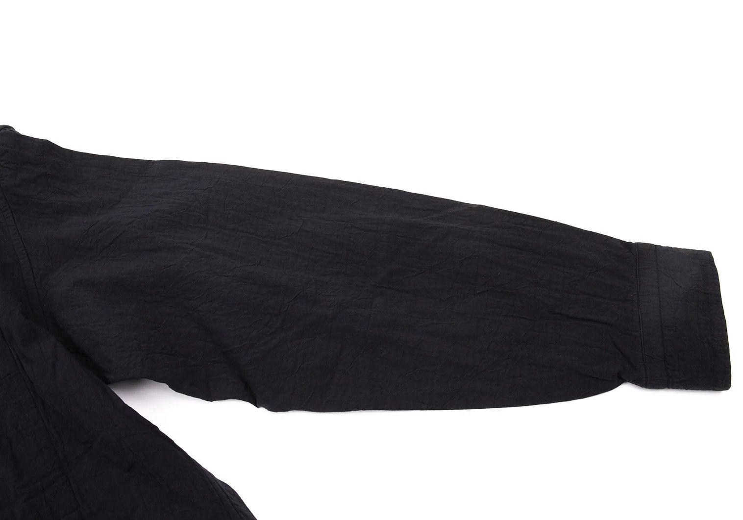 Issey Miyake Cotton Mao Collar Shirt in Navy, Size 3 Size US L / EU 52-54 / 3 - 7 Thumbnail