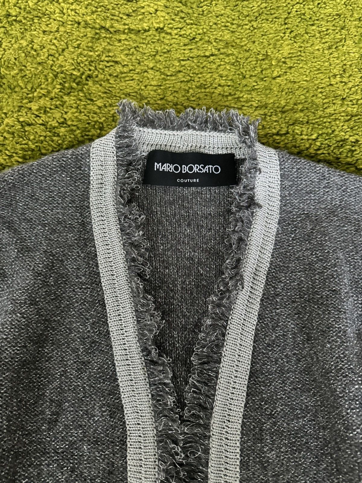 Designer Mario Borsato cashmere wool cardigan sweater Size S / US 4 / IT 40 - 4 Thumbnail