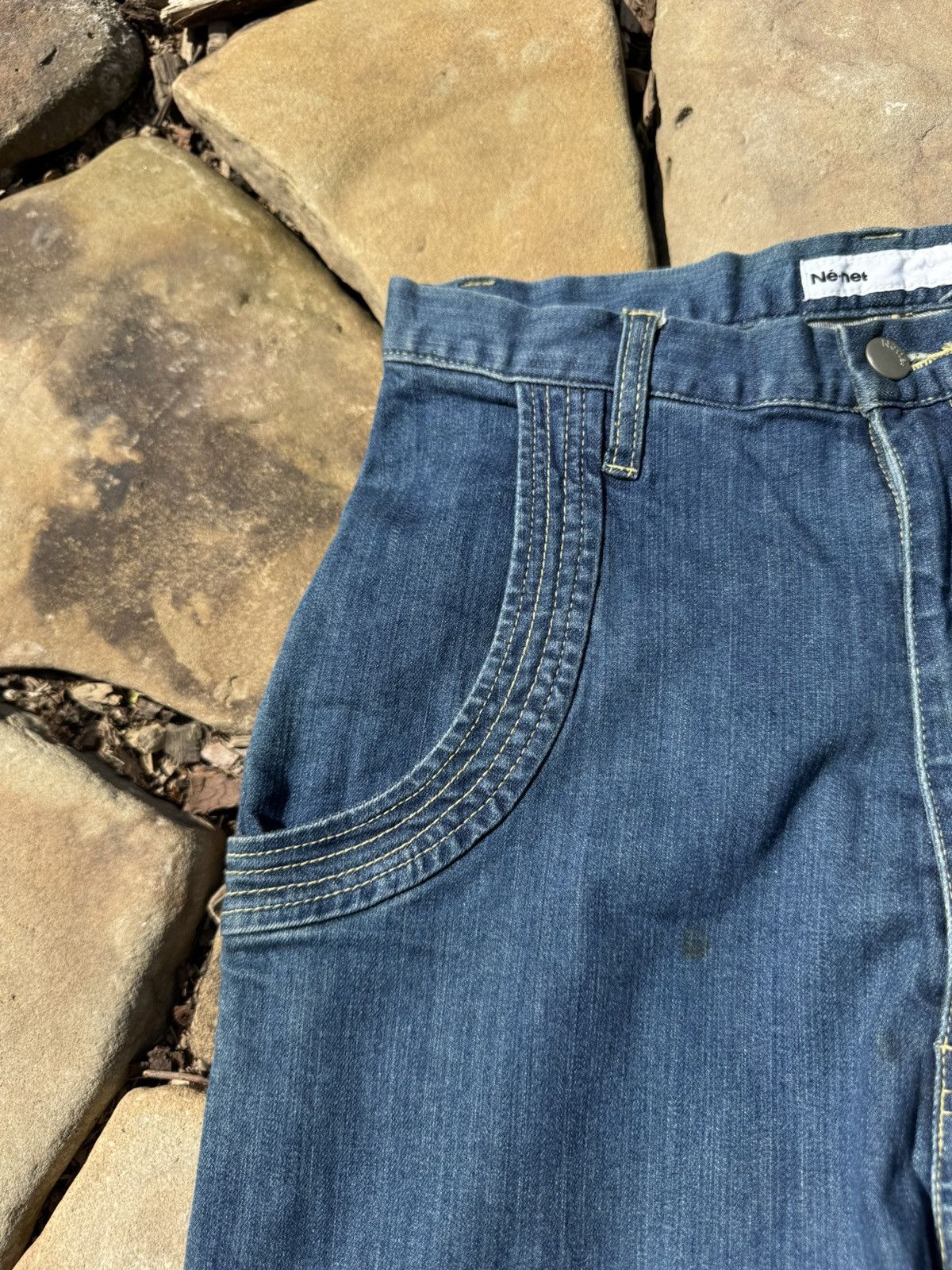 Vintage Vintage Ne-Net by Issey Miyake Skini Jeans Size 28" / US 6 / IT 42 - 9 Thumbnail