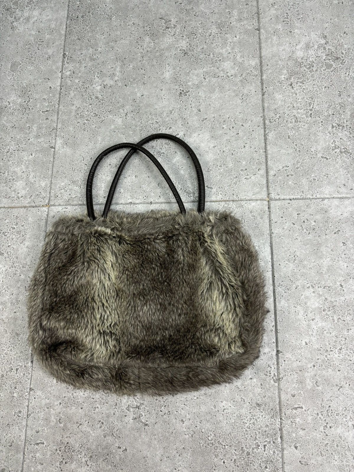 Japanese Brand 2000s Avant Garde Rick Owens Style Fur Bag Size ONE SIZE - 3 Thumbnail