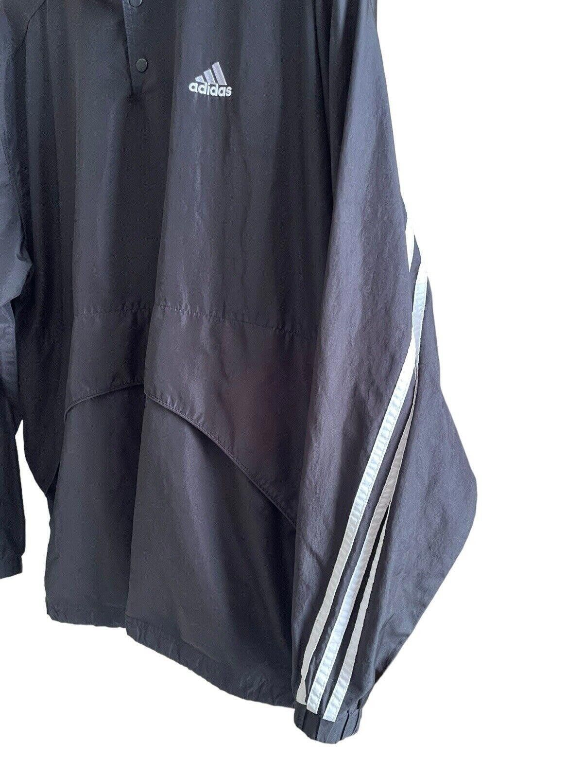 Adidas × Vintage Vintage 90s Adidas Pullover 3- Snap Windbreaker Jacket Large Size US L / EU 52-54 / 3 - 6 Thumbnail