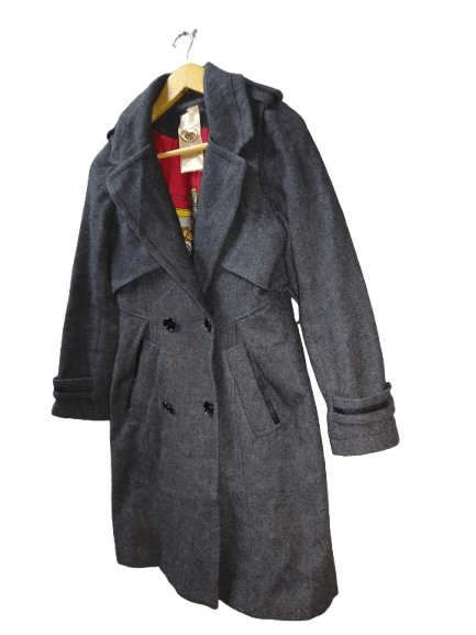 Japanese Brand Maitresse Japan Wool Long Coat Size M / US 6-8 / IT 42-44 - 2 Thumbnail
