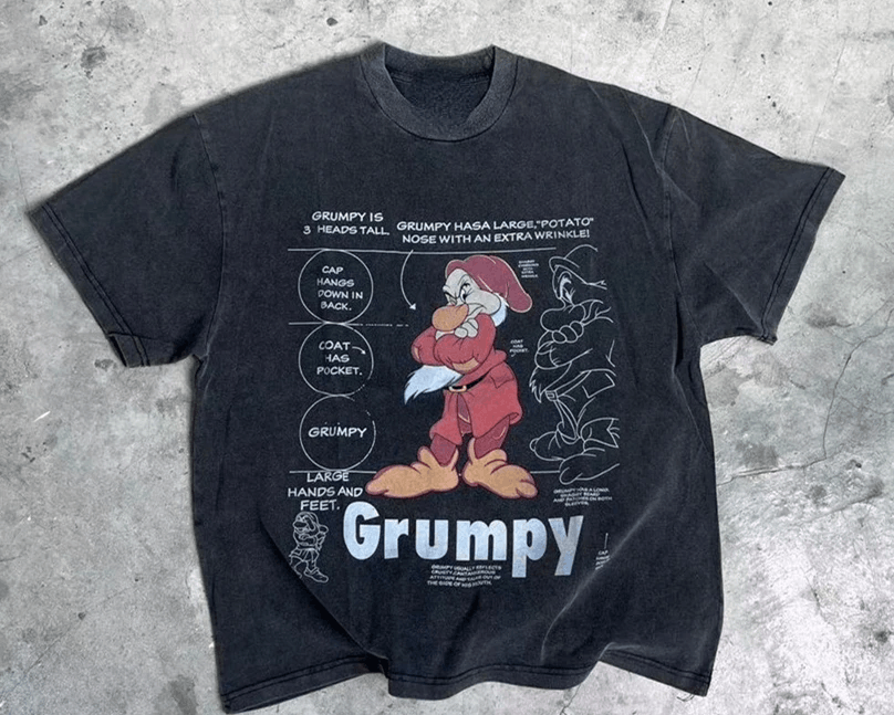 Japanese Brand × Vintage "Old Grumpy -M" T-shirt Size US M / EU 48-50 / 2 - 1 Thumbnail