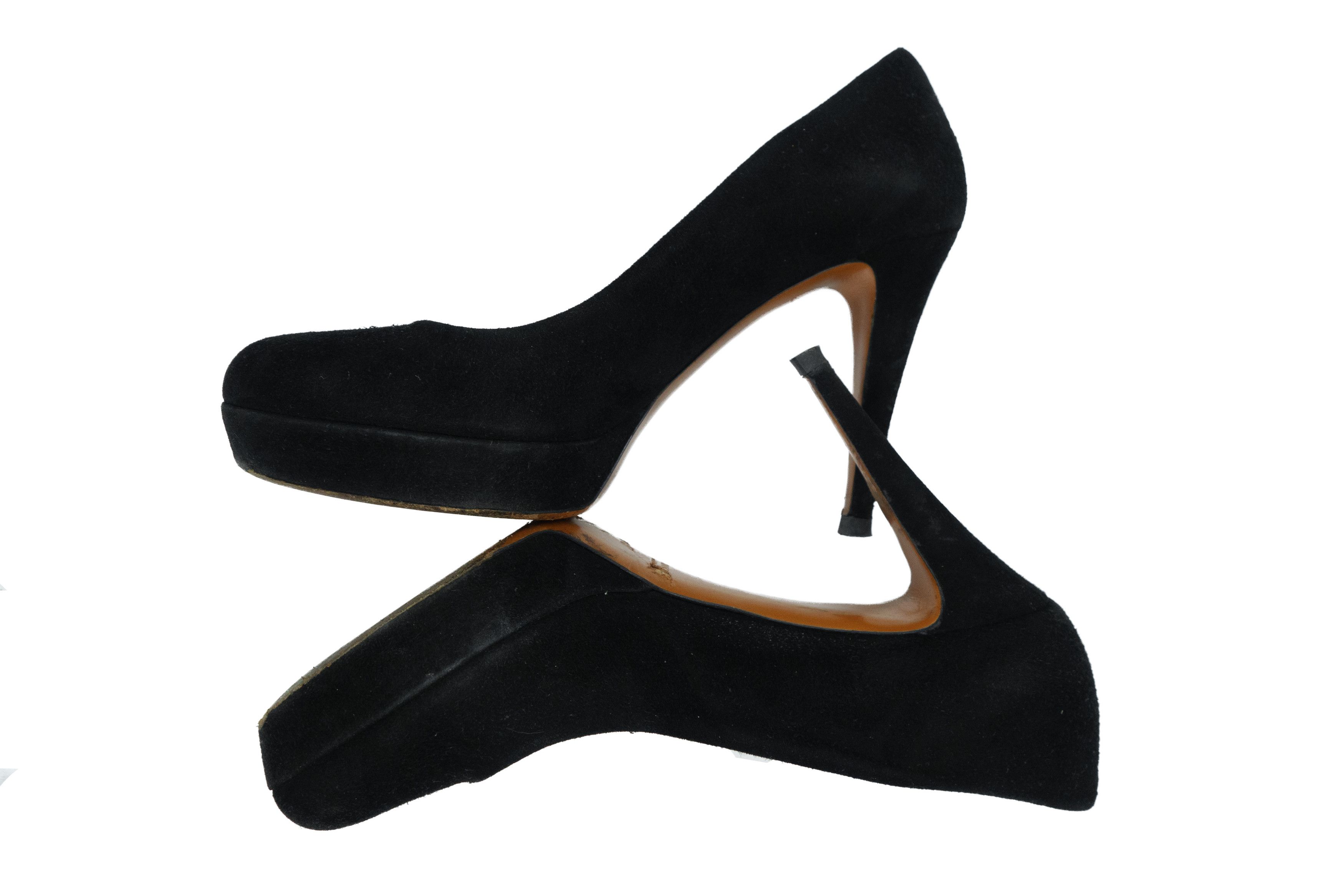 Gucci Suede High Heel Platform Classic Pumps Made in Italy Size US 7 / IT 37 - 3 Thumbnail