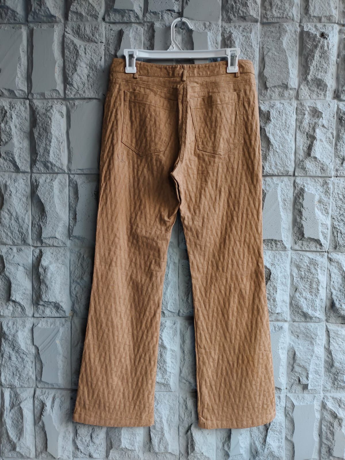 Aigner × Designer 💥Aigner Monogram Logo Pattern Flare Jeans Size 28" / US 6 / IT 42 - 2 Thumbnail
