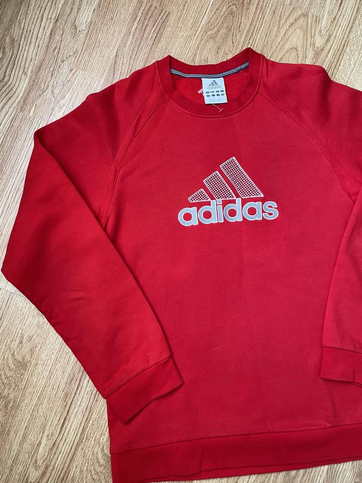 Adidas × Vintage Adidas Vintage Sweatshirt Big Logo size S-M Size US S / EU 44-46 / 1 - 4 Thumbnail
