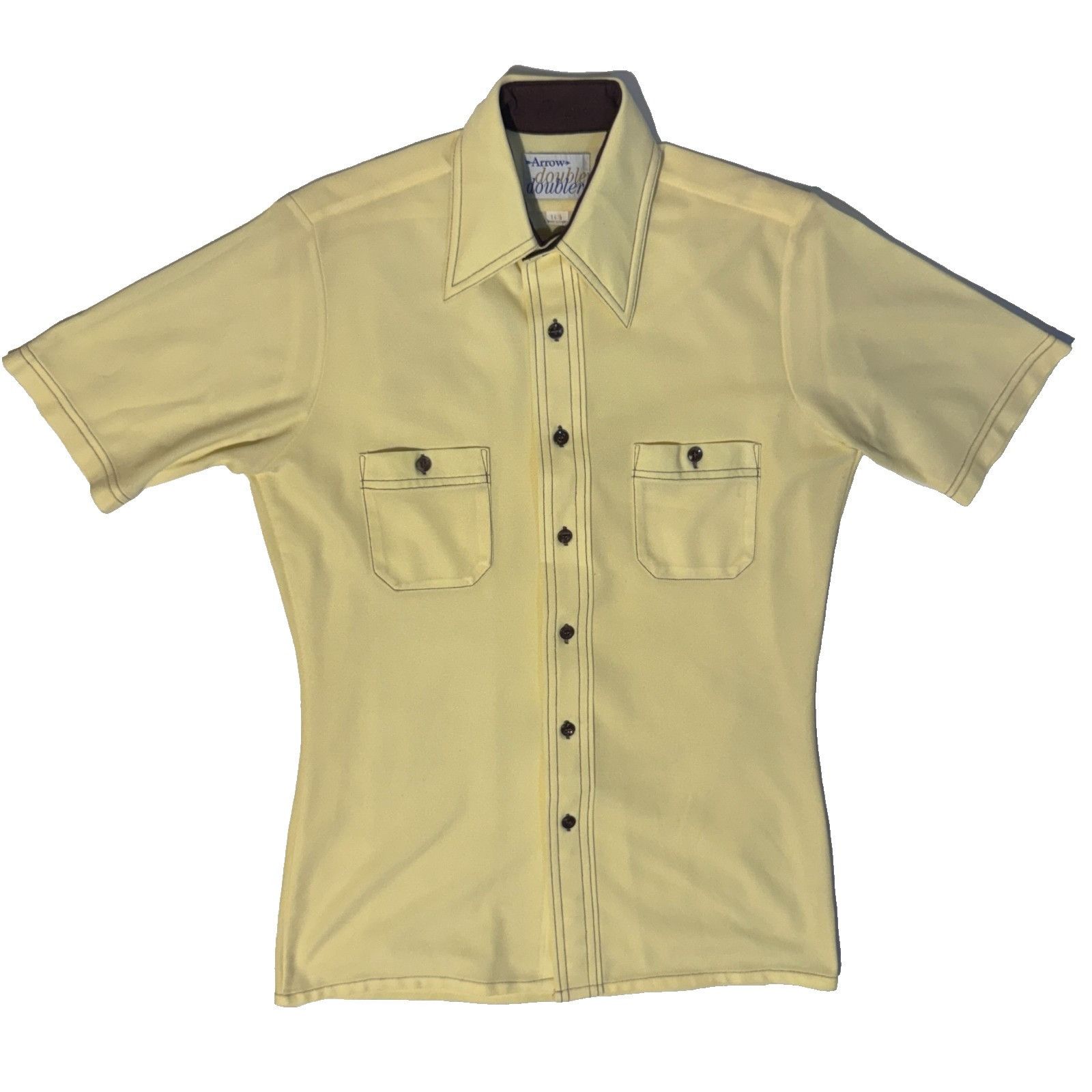 Other Vintage 70s Double Arrow Western Rodeo Button Up Shirt 14 Mo Size US M / EU 48-50 / 2 - 1 Thumbnail