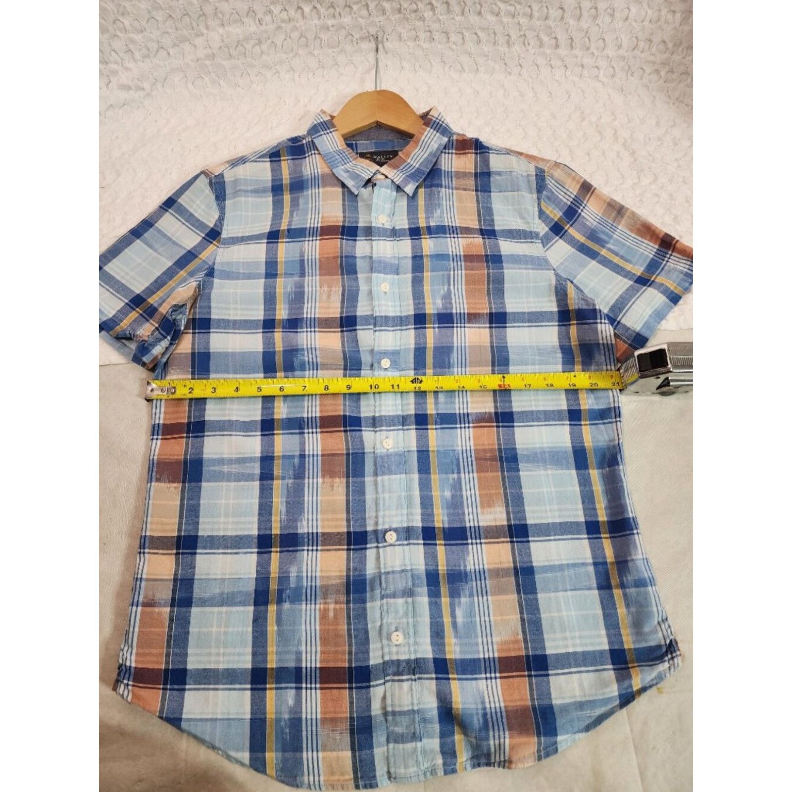 Wallin & Bros Walling & Bros. Large Men's Large Button Up Shirt Size US L / EU 52-54 / 3 - 5 Thumbnail