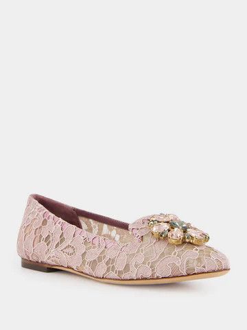 Dolce & Gabbana o1y0925 Loafers in Pink Size US 5.5 / IT 35.5 - 2 Thumbnail