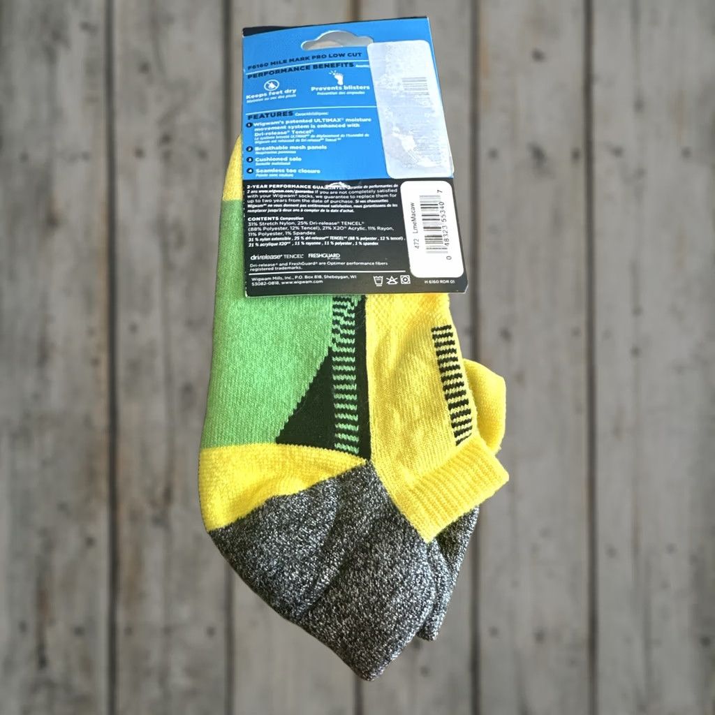Vintage WIGWAM Run Pro Low Cut Socks Men M Black Solid Mid Calf Crew 5 Pairs All Seasons Machine Washable Wool Cotton Blend Brand New Size ONE SIZE - 1 Thumbnail