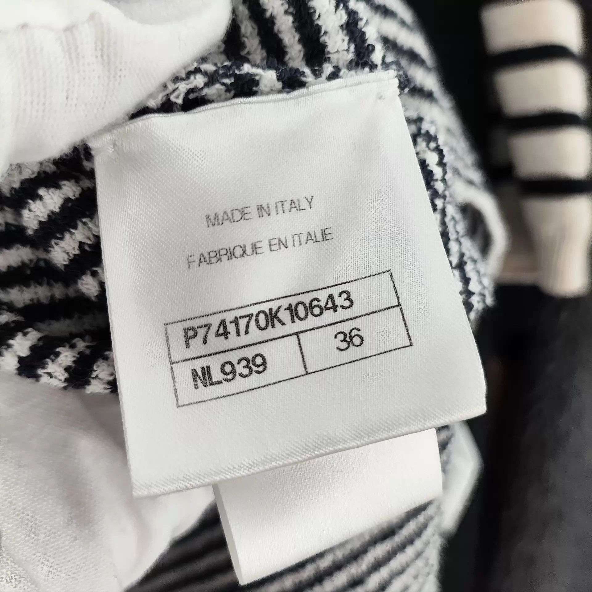 Chanel Chanel striped cardigan 36 Size XS / US 0-2 / IT 36-38 - 8 Thumbnail