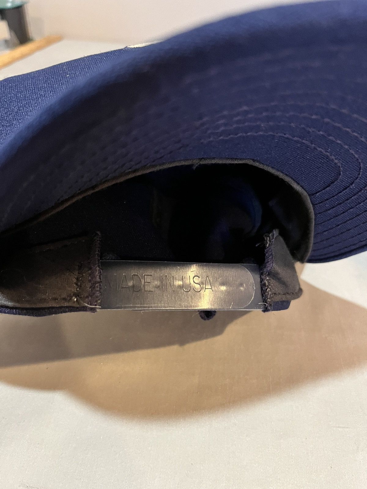 Vintage Vintage Detroit Tigers Fitted Blue Hat MLB Baseball Cap Size ONE SIZE - 2 Thumbnail