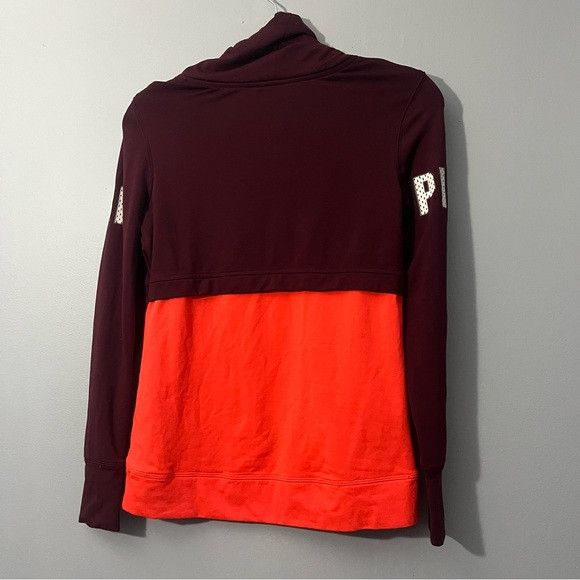 Victoria's Secret PINK Victoria’s Secret Ultimate Campus Crewneck maroon sz XS Size XS / US 0-2 / IT 36-38 - 2 Thumbnail