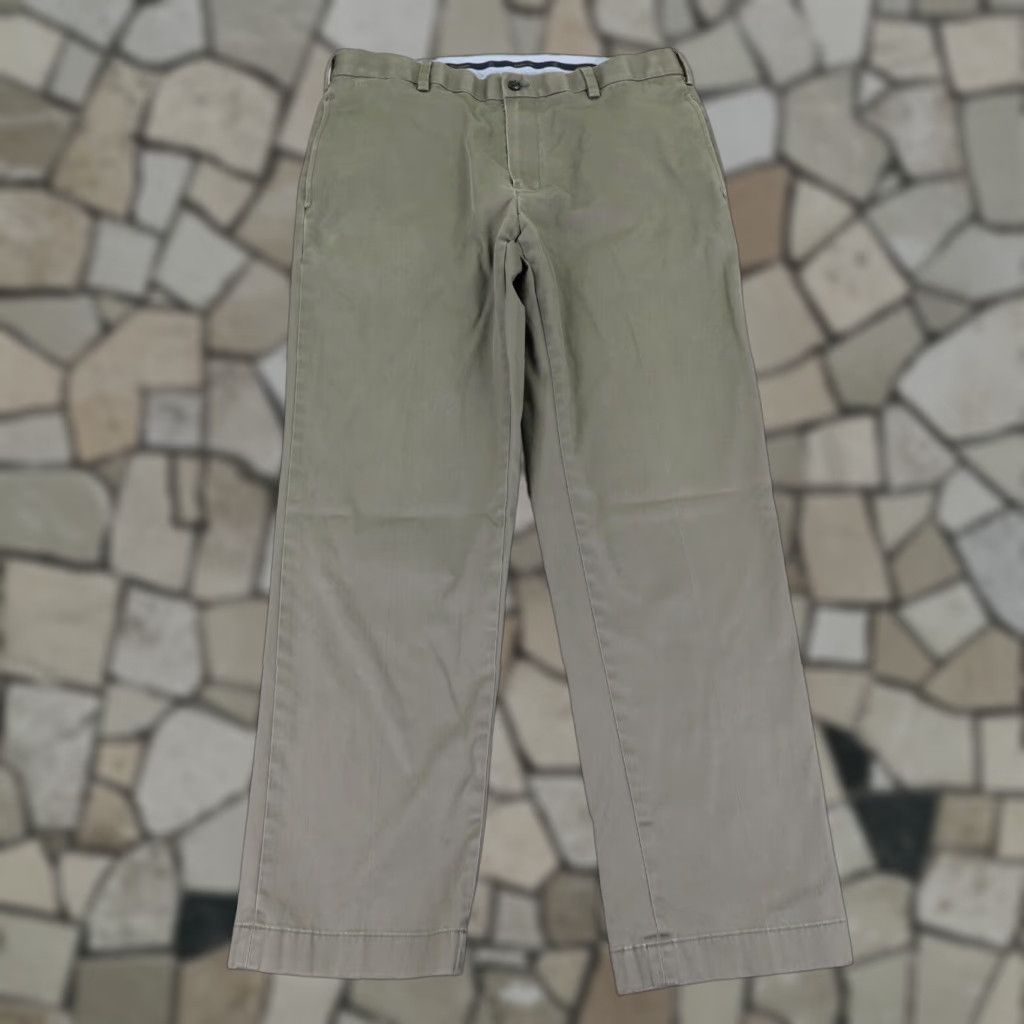 Brooks Brothers Brooks Brothers Pants Mens 36x30 Chino Lightweight Clark Fit Solid Gray Cotton Spandex Size US 34 / EU 50 - 1 Thumbnail
