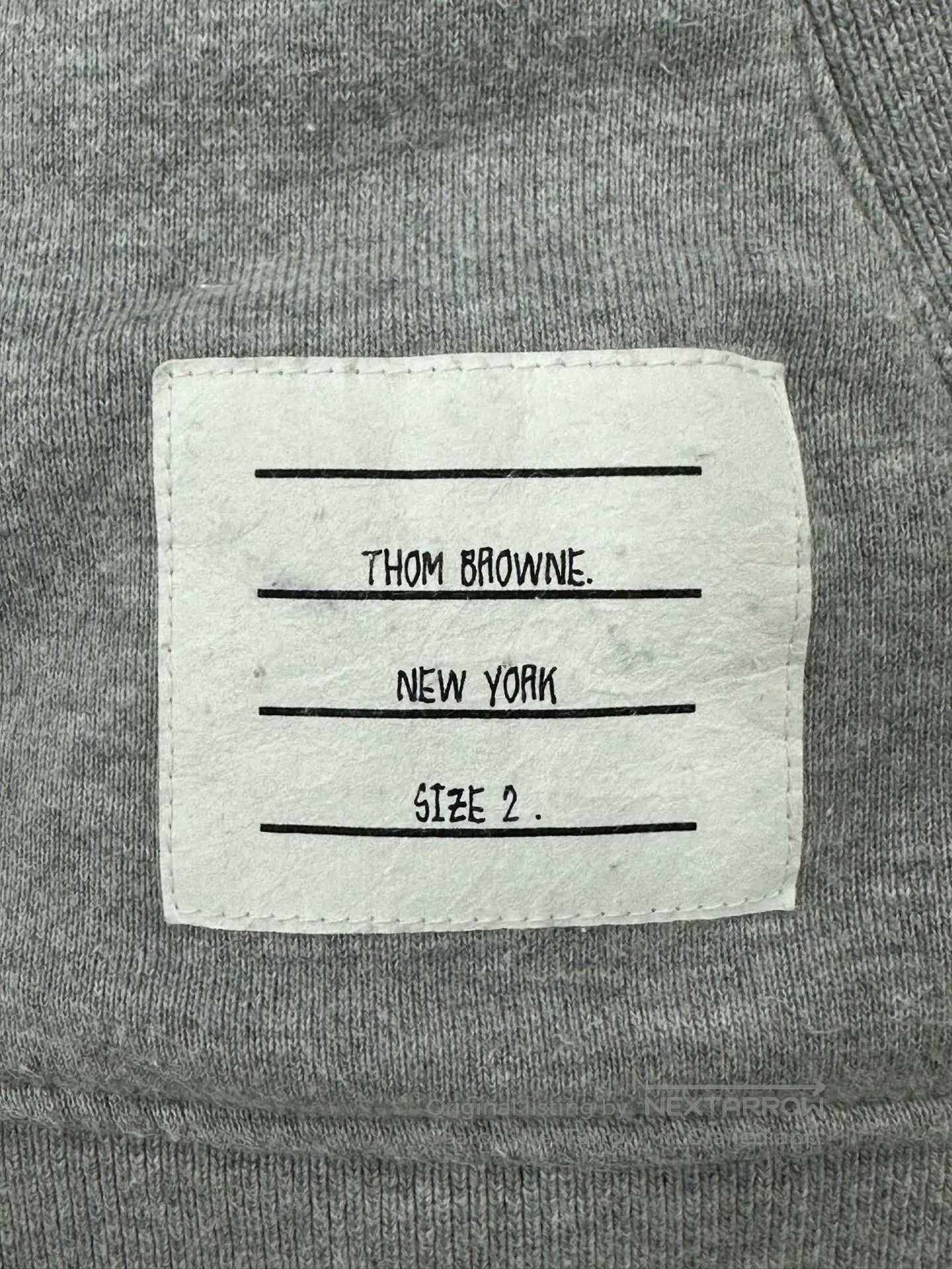 Thom Browne Thom Browne Gray classic four-stripe zipper hoodie jacket| Size US M / EU 48-50 / 2 - 6 Thumbnail