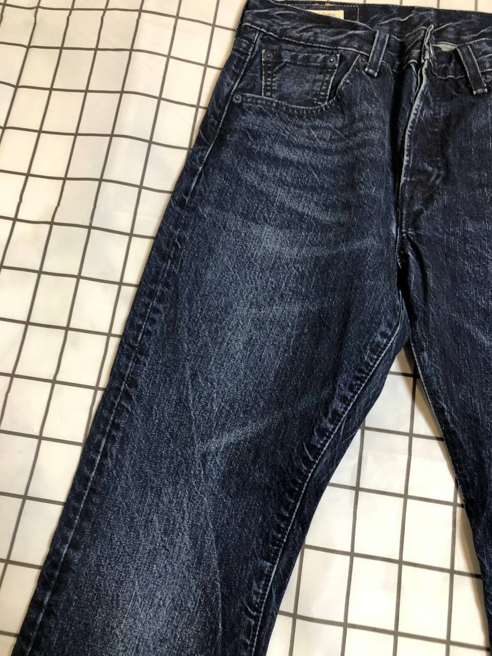 Levi's Levi Strauss 501 Mens Dark Blue Denim Casual Size US 29 - 6 Thumbnail