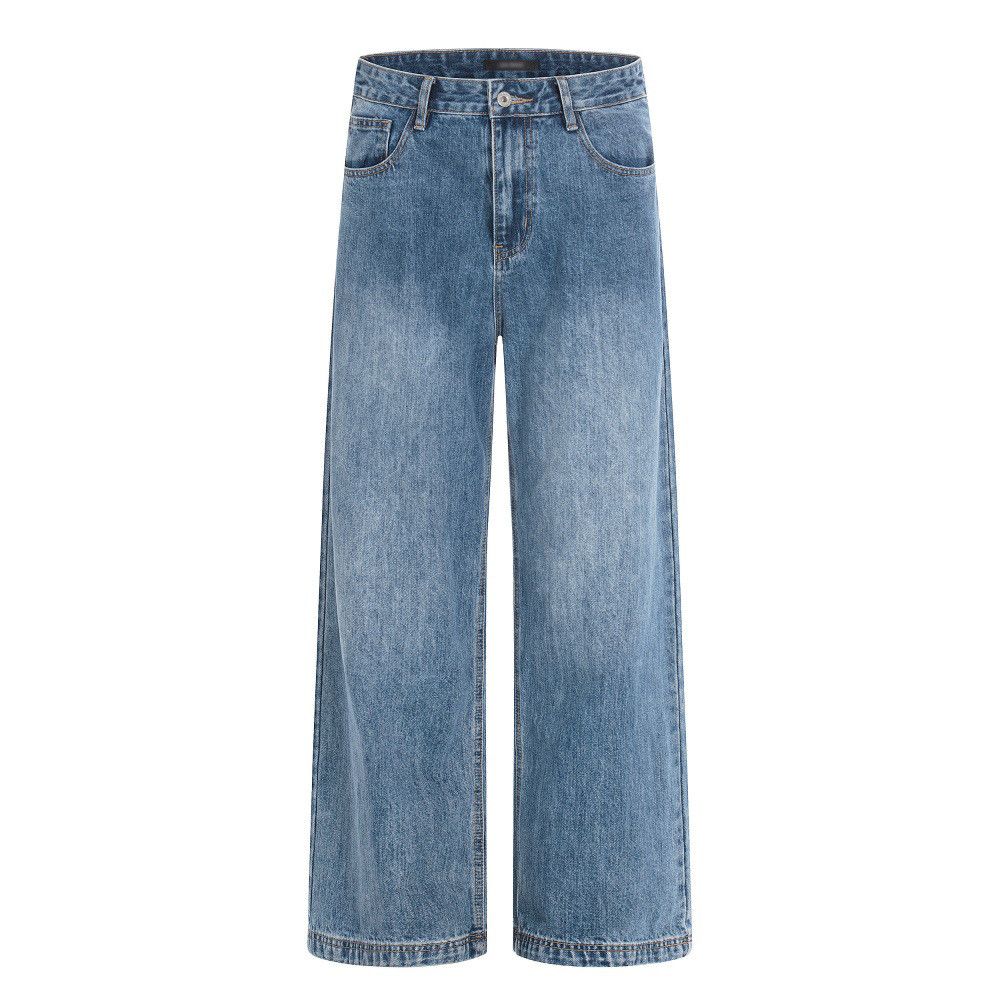 Jean American high street style washed distressed jeans for men Size US 32 / EU 48 - 1 Thumbnail