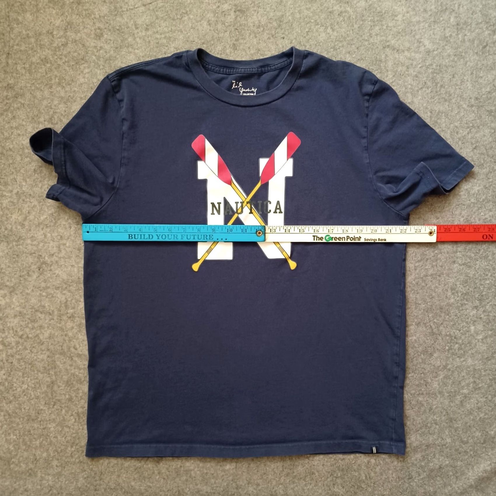 Nautica Nautica The Lil Yachty Collection T Shirt Mens XL Navy Blue Graphic Size US XL / EU 56 / 4 - 4 Thumbnail