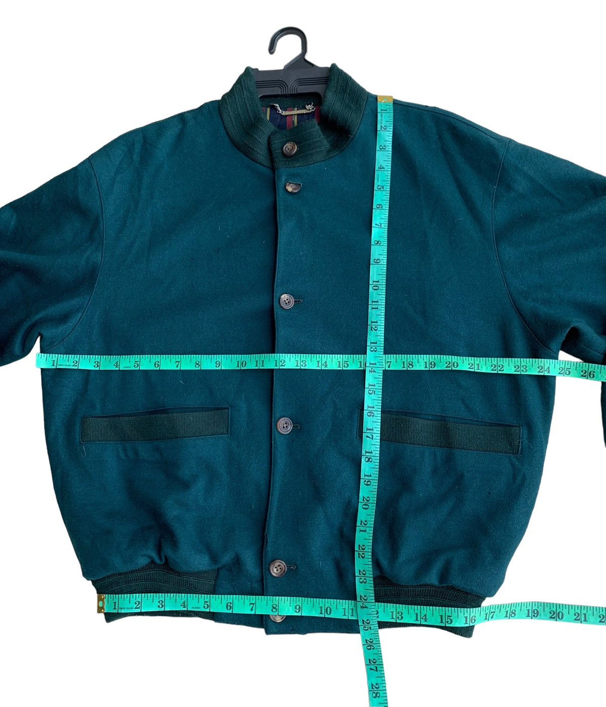 Burberry Vintage Burberrys Wool Bomber Jacket Sample Size US L / EU 52-54 / 3 - 21 Thumbnail
