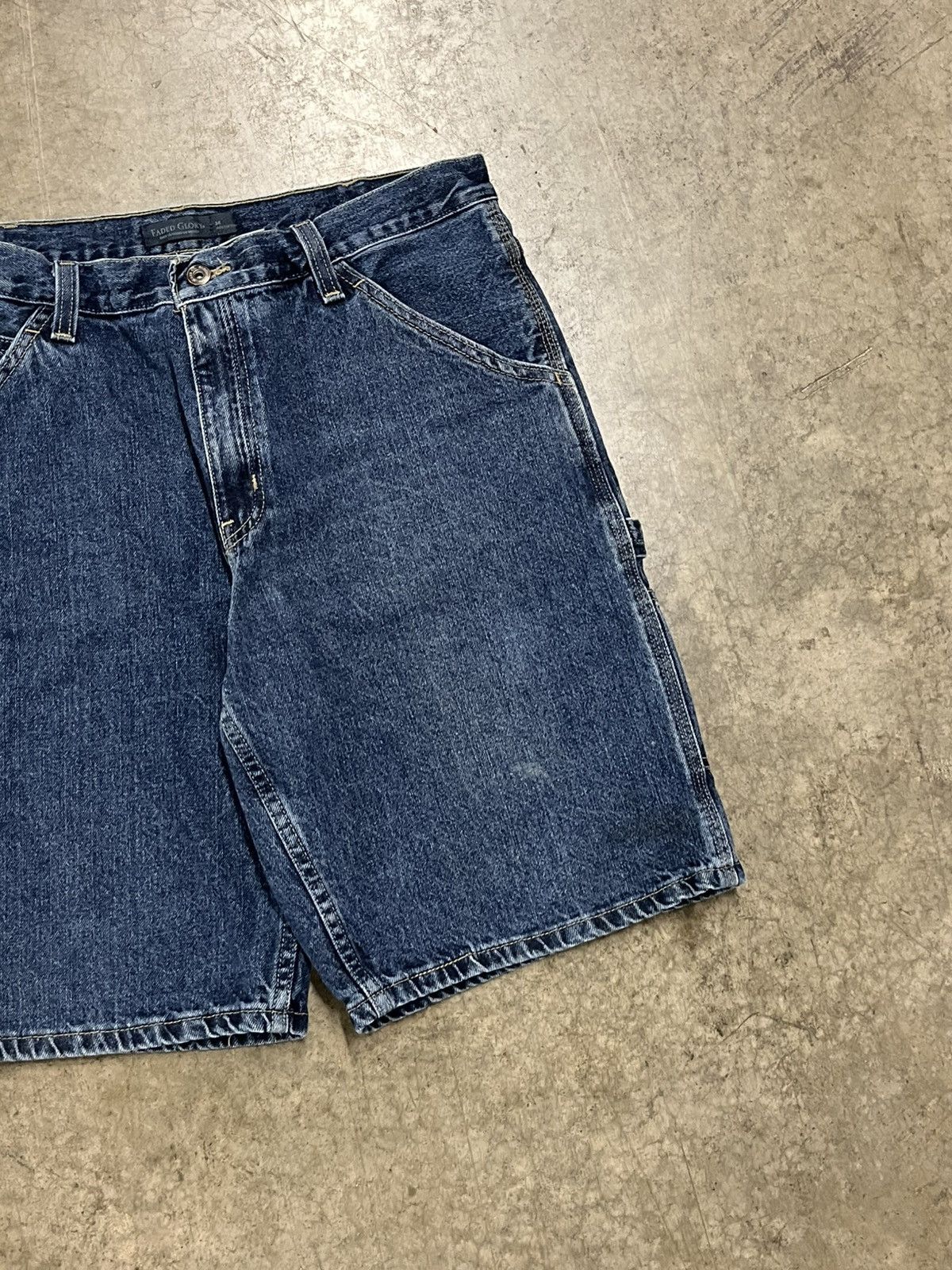 Vintage Jorts carpenter vintage baggy fit denim skater hype streetwe Size US 36 / EU 52 - 7 Thumbnail