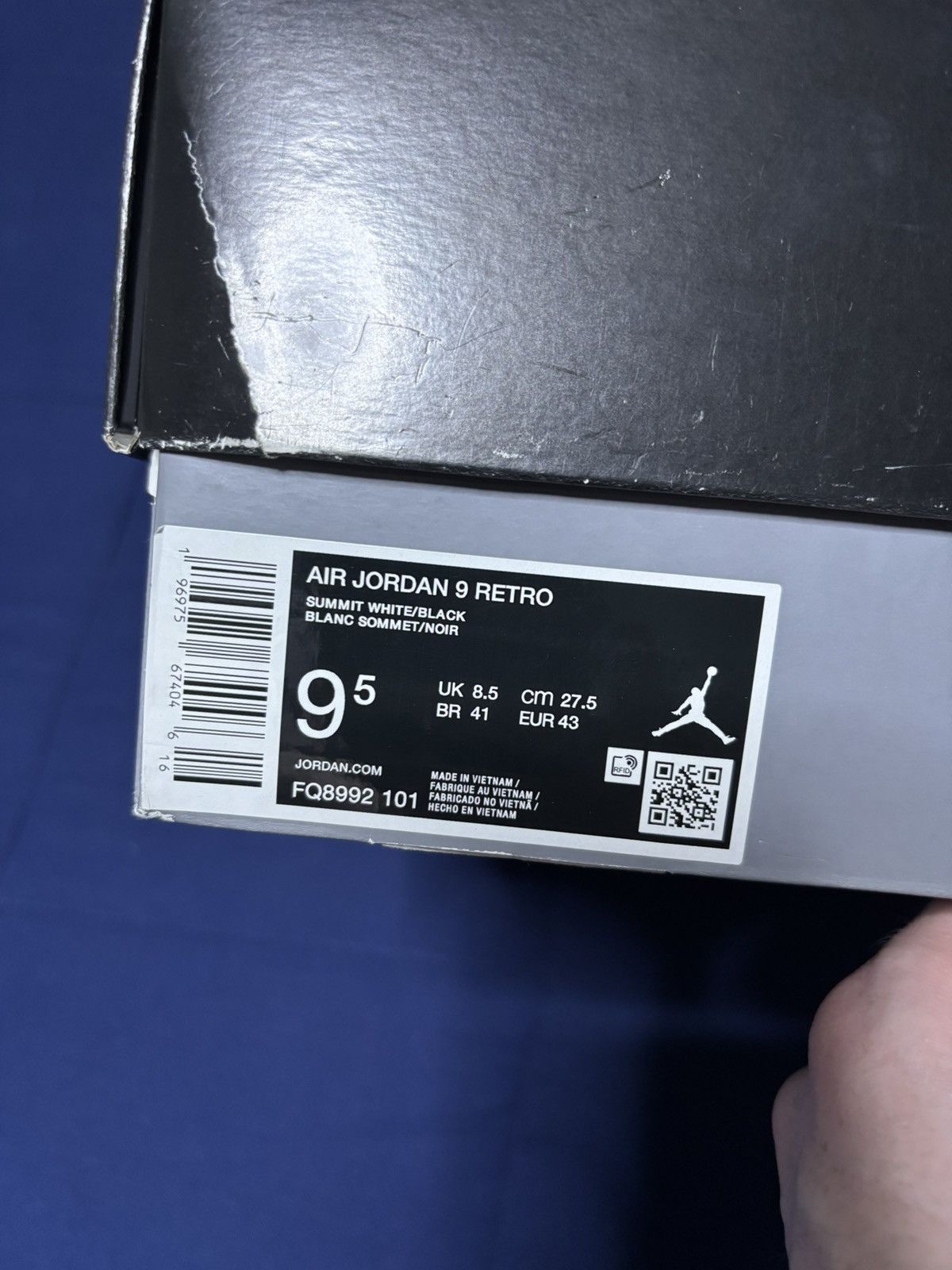 Jordan Brand Jordan 9 Retro Powder Blue 2024 Size 9.5 Size US 9.5 / EU 42-43 - 9 Thumbnail
