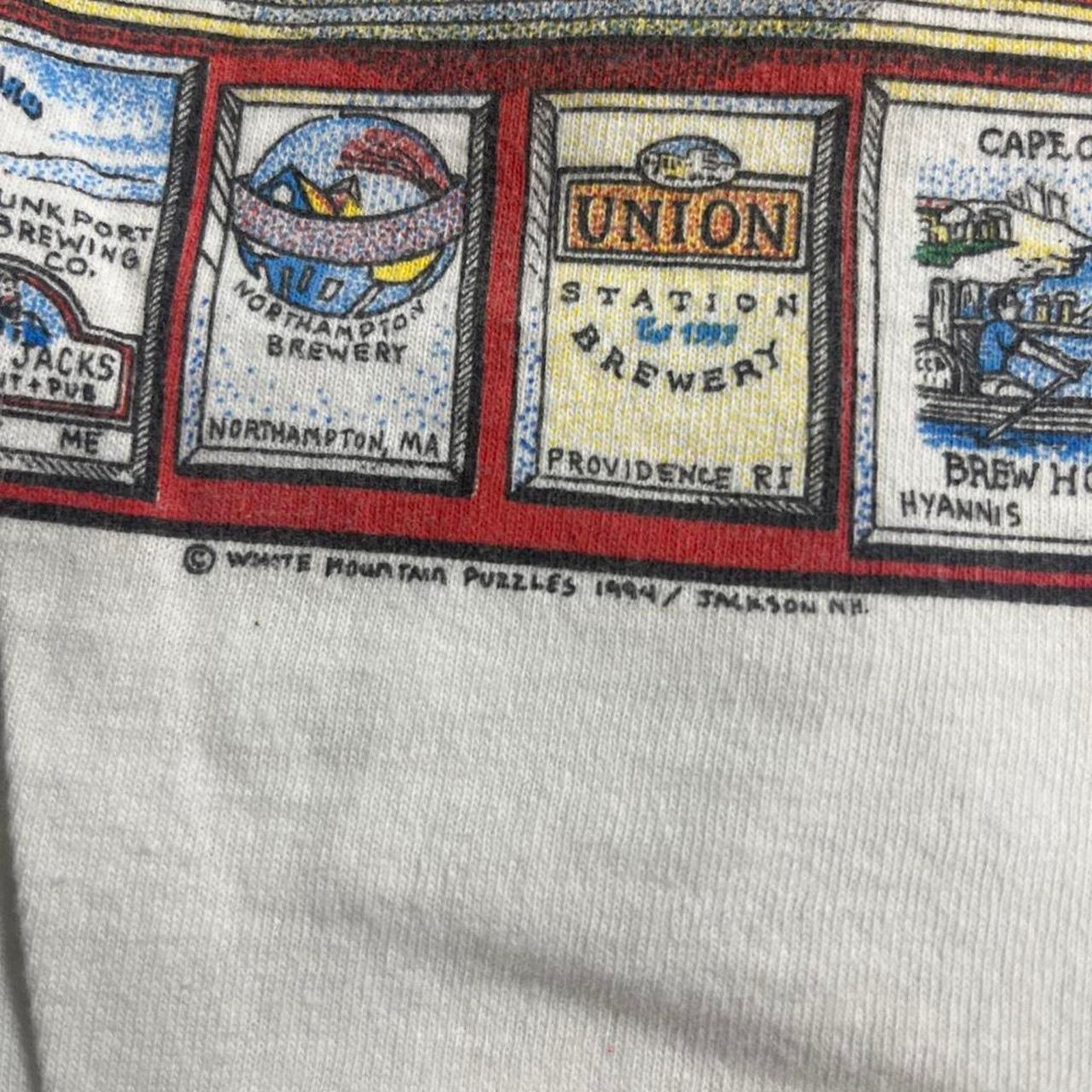 Lee Mountain Puzzles New England's Best Brewers Beer Graphic Size US L / EU 52-54 / 3 - 5 Thumbnail