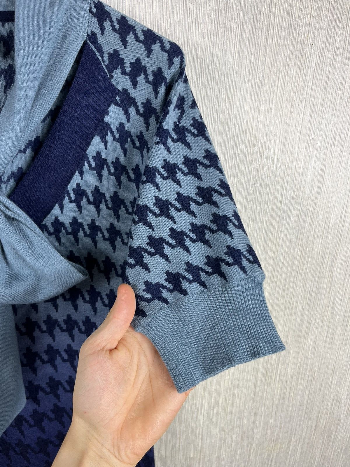 Jean Paul Gaultier × Vintage Jean Paul Gaultier jeans JPG houndstooth cashmere wool dress Size L / US 10 / IT 46 - 17 Thumbnail