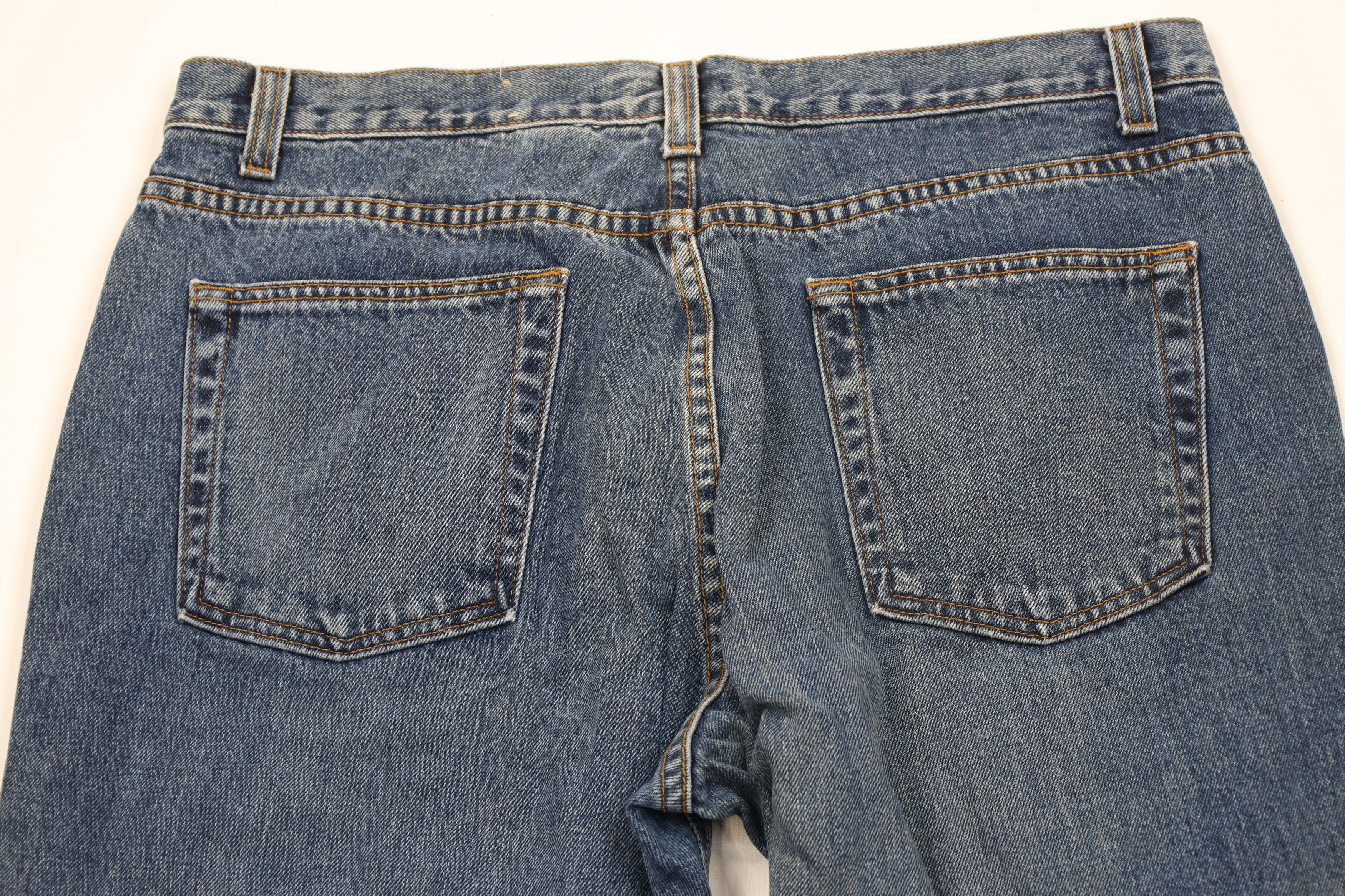 J.Crew Vintage 90s Y2K J Crew Babydoll Flared Button Fly Jeans USA Size 36" / US 14 / IT 50 - 11 Thumbnail