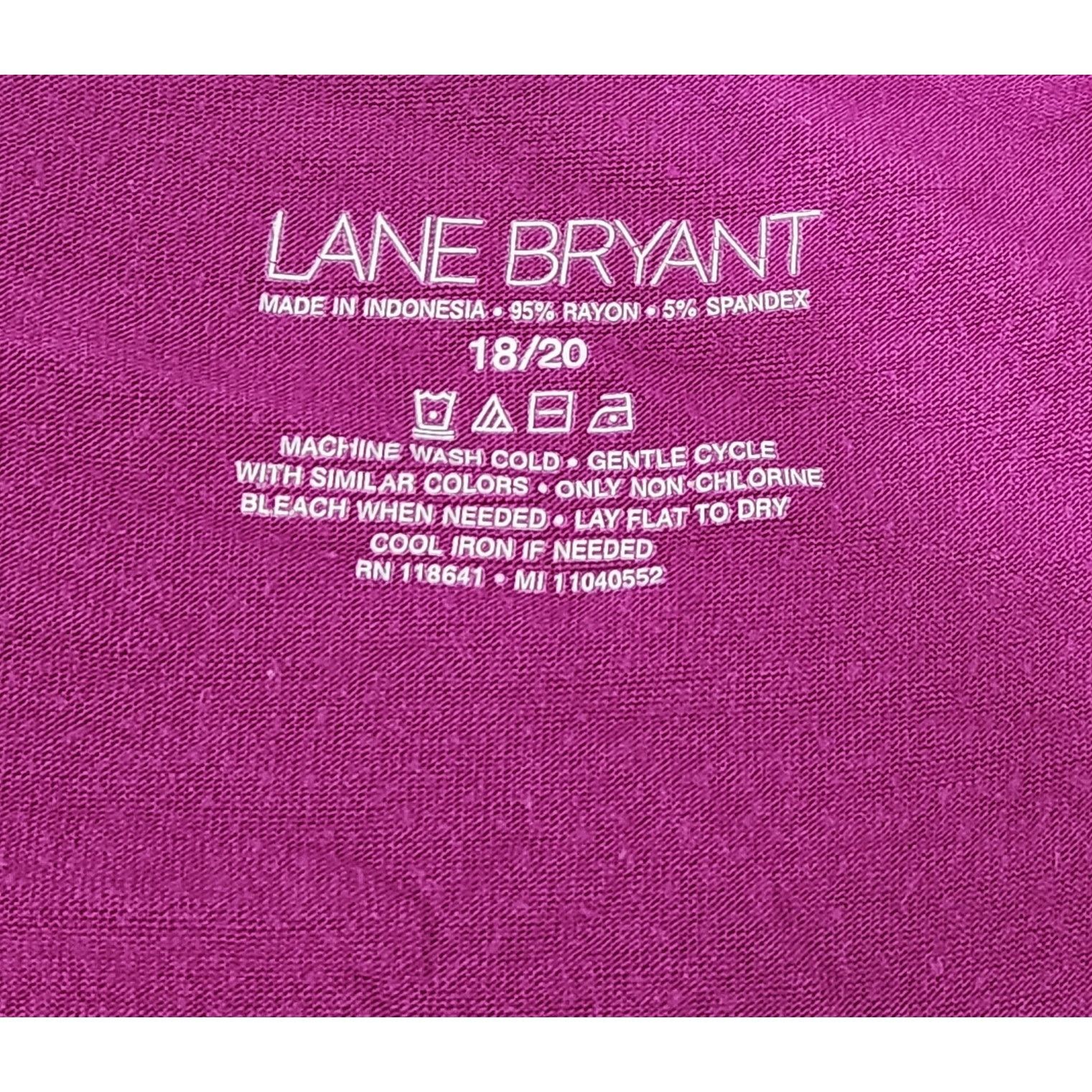 Other Lane Bryant Fuchsia Lace Detail Spaghetti Strap Top 18 20 Size XXL / US 16-18 / IT 52-54 - 4 Thumbnail