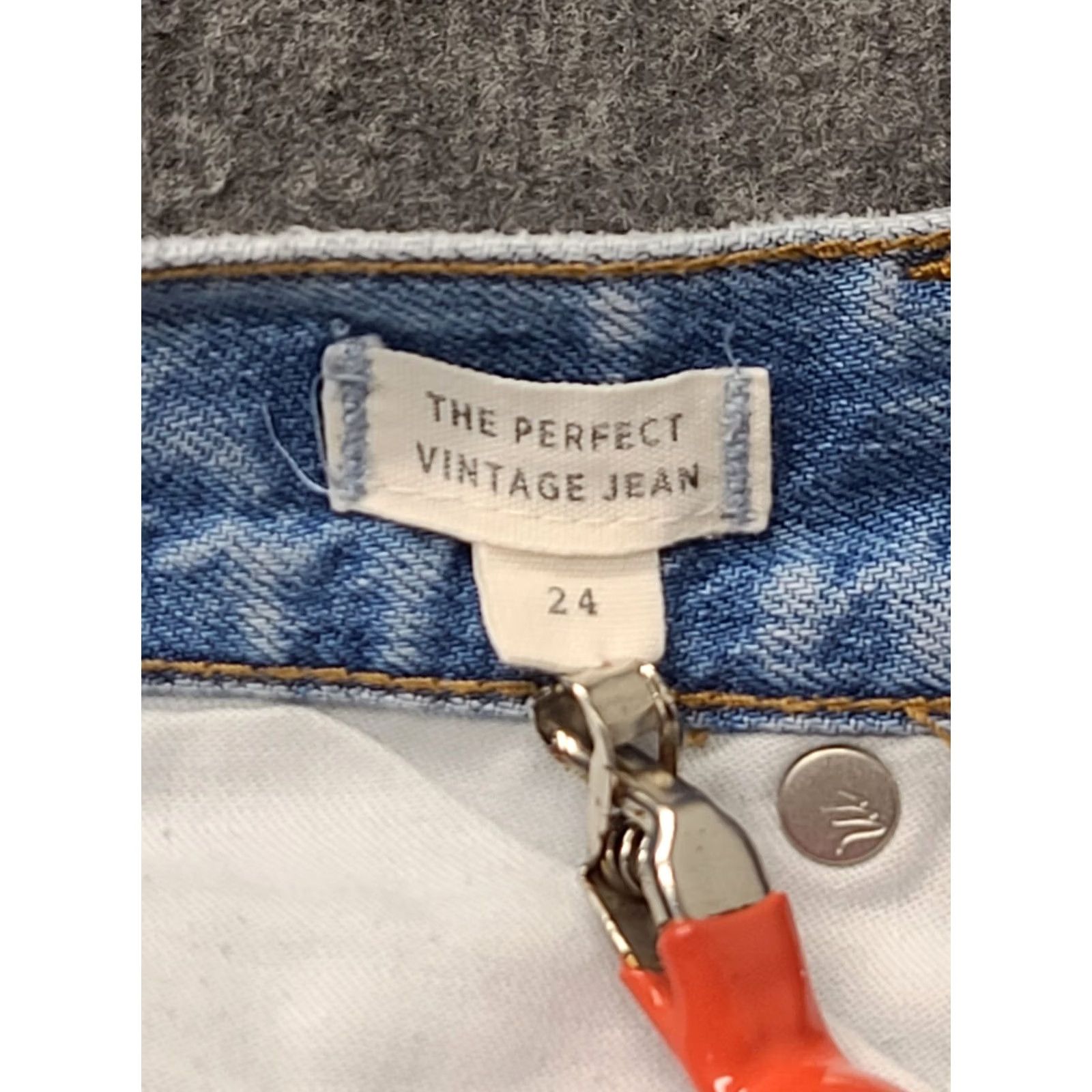 Madewell Madewell Jeans Women’s 24x26 High Rise Distressed Slimming Stretch Denim Blue 5-Pocket City Damaged? (adjusted) Size 42" / US 20 - 3 Thumbnail