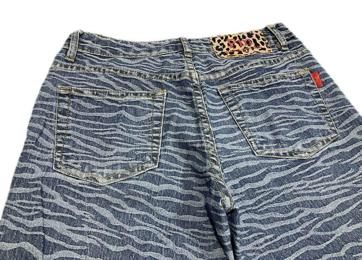Hysteric Glamour × Japanese Brand × Seditionaries 🔥Sick Y2K Pantomine Flared Denim Tiger Printed Size US 29 - 6 Thumbnail