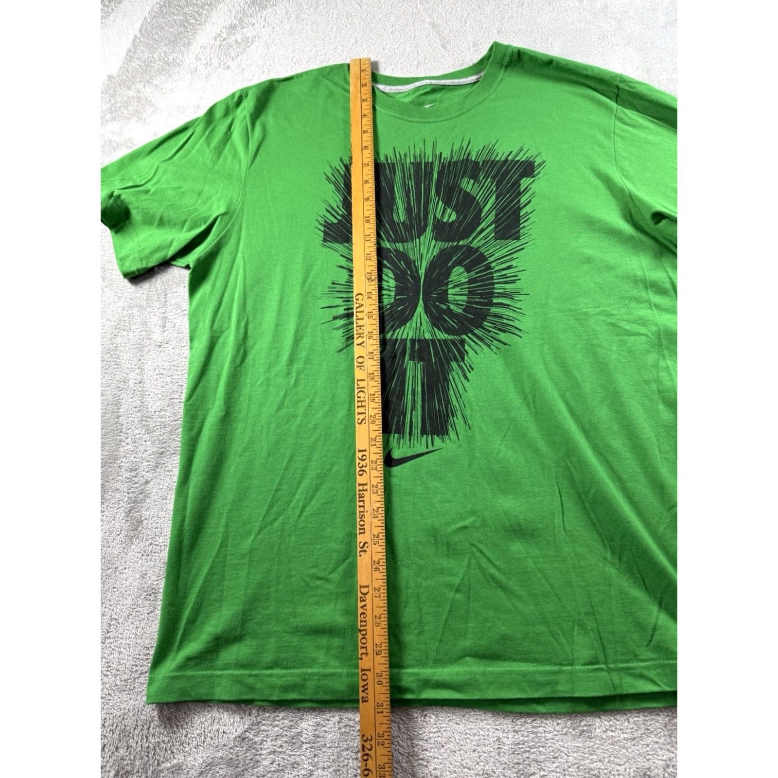 Nike Nike Tee Green JUST DO IT Logo Graphic T Shirt Mens XL Golf Links Size US XL / EU 56 / 4 - 5 Thumbnail
