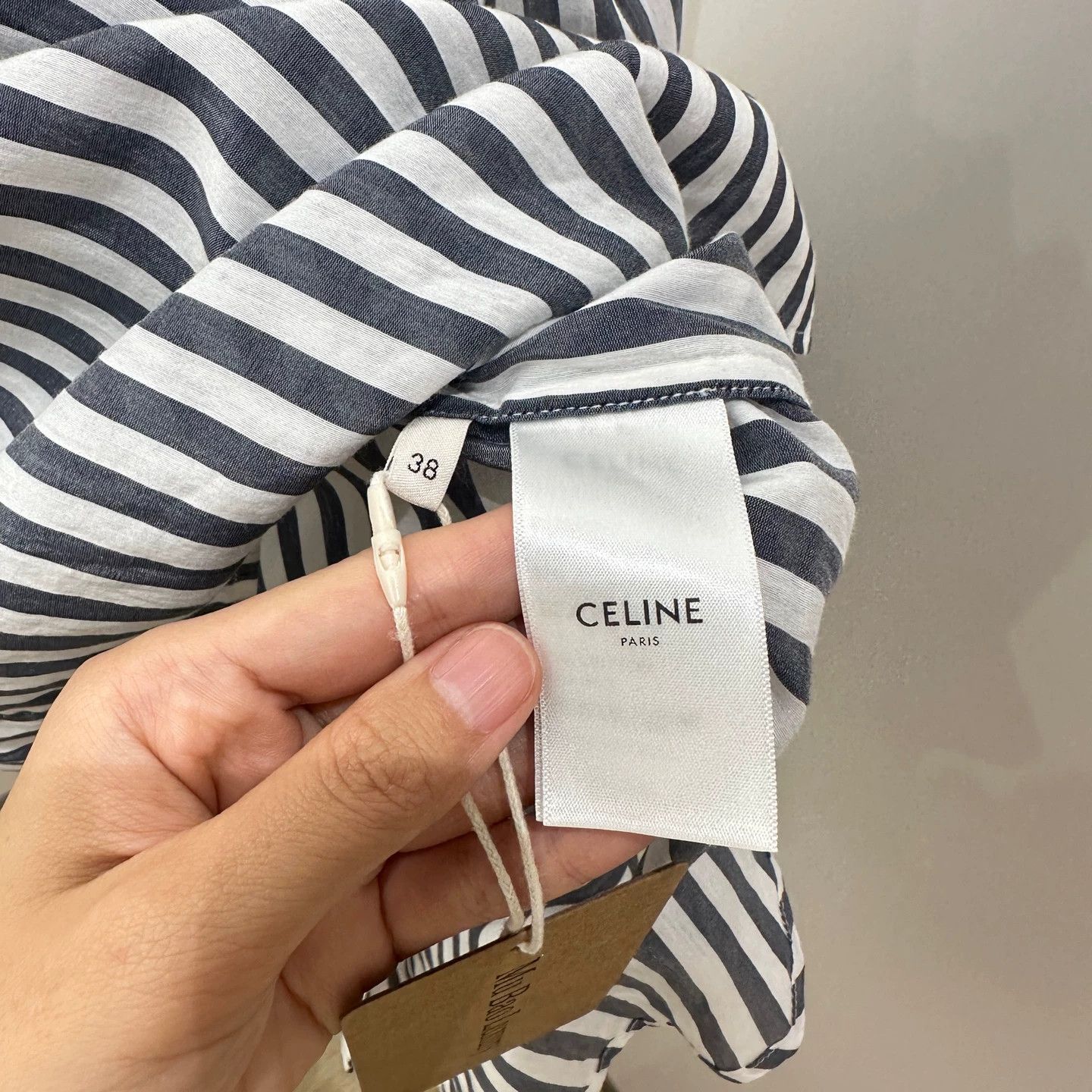 Celine Celine mar113 colorblock stripe Triumph LS shirt 38 Size S / US 4 / IT 40 - 5 Thumbnail