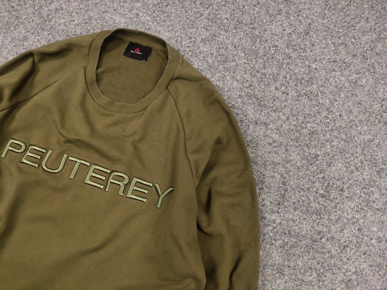 Peuterey Peuterey Embroidered logo Designer Crew Chek Sweatshirt Size US XL / EU 56 / 4 - 4 Thumbnail
