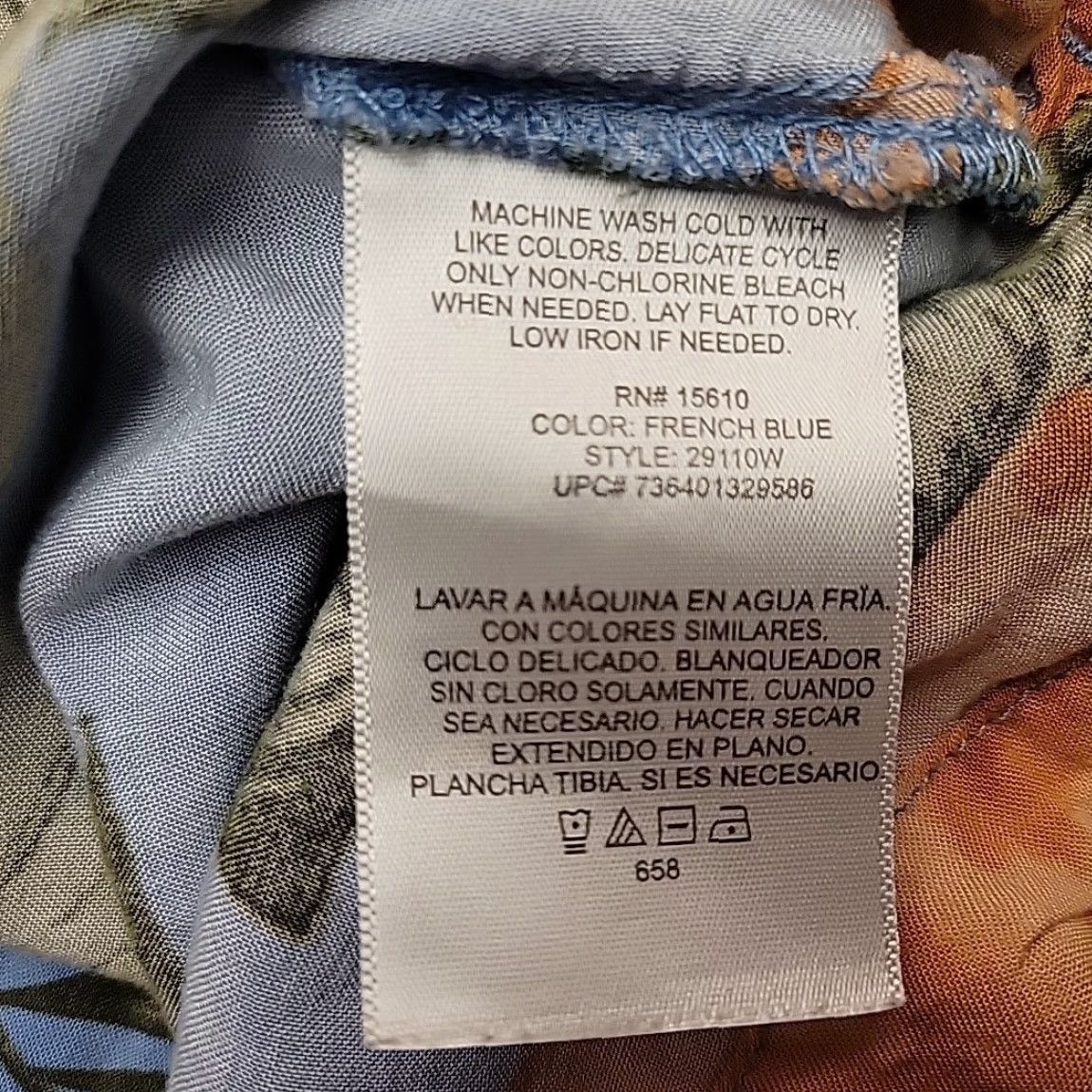 Panama Jack VINTAGE Panama Jack Shirt Mens XL Blue Orange Floral Hawaiian Tropical Rayon Button-Up Casual Outdoors Mens Size US XL / EU 56 / 4 - 5 Thumbnail