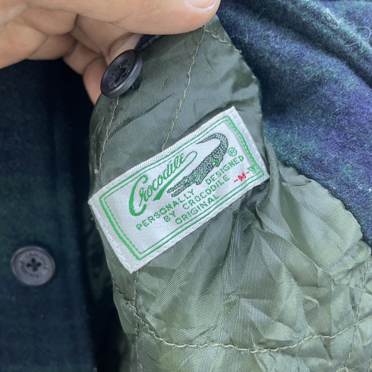 🔥Vintage Crocodile Plaid Tartan Jacket