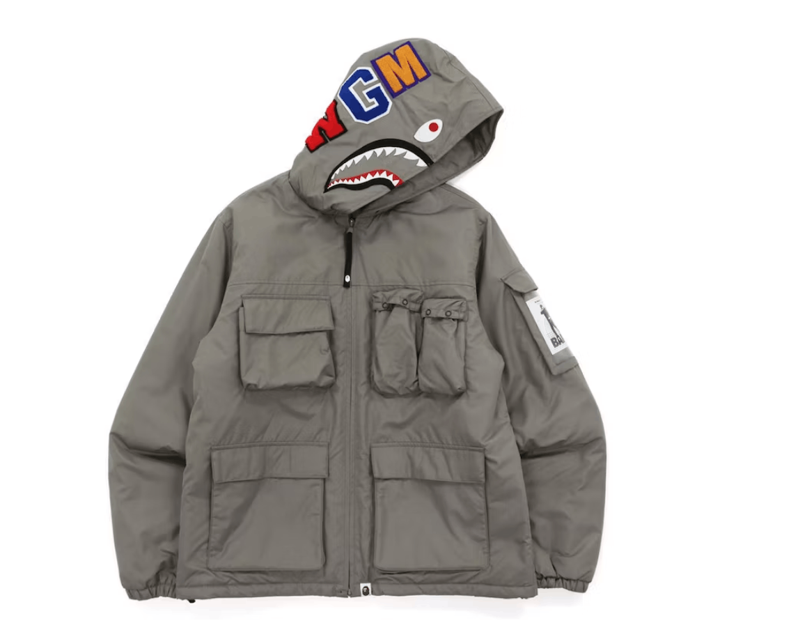 Bape Multi Pocket Shark Hoodie Jacket Size US L / EU 52-54 / 3 - 1 Thumbnail