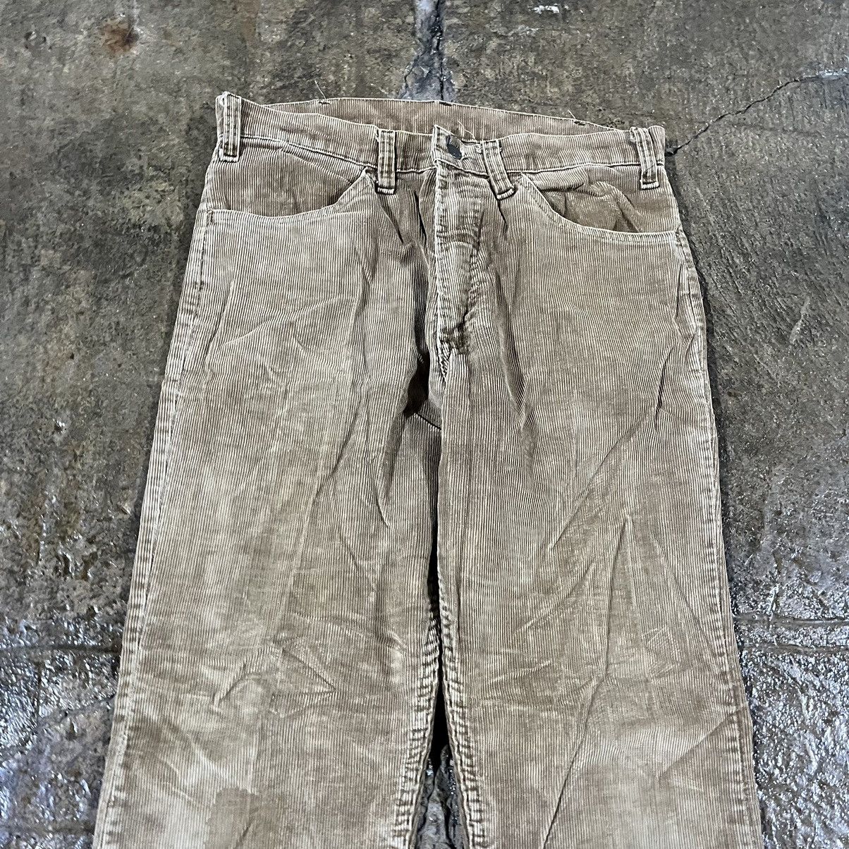 Levi's × Vintage Crazy Vintage Levi's Corduroy Pants White Tab 70s 80s Unique Size US 32 / EU 48 - 8 Thumbnail