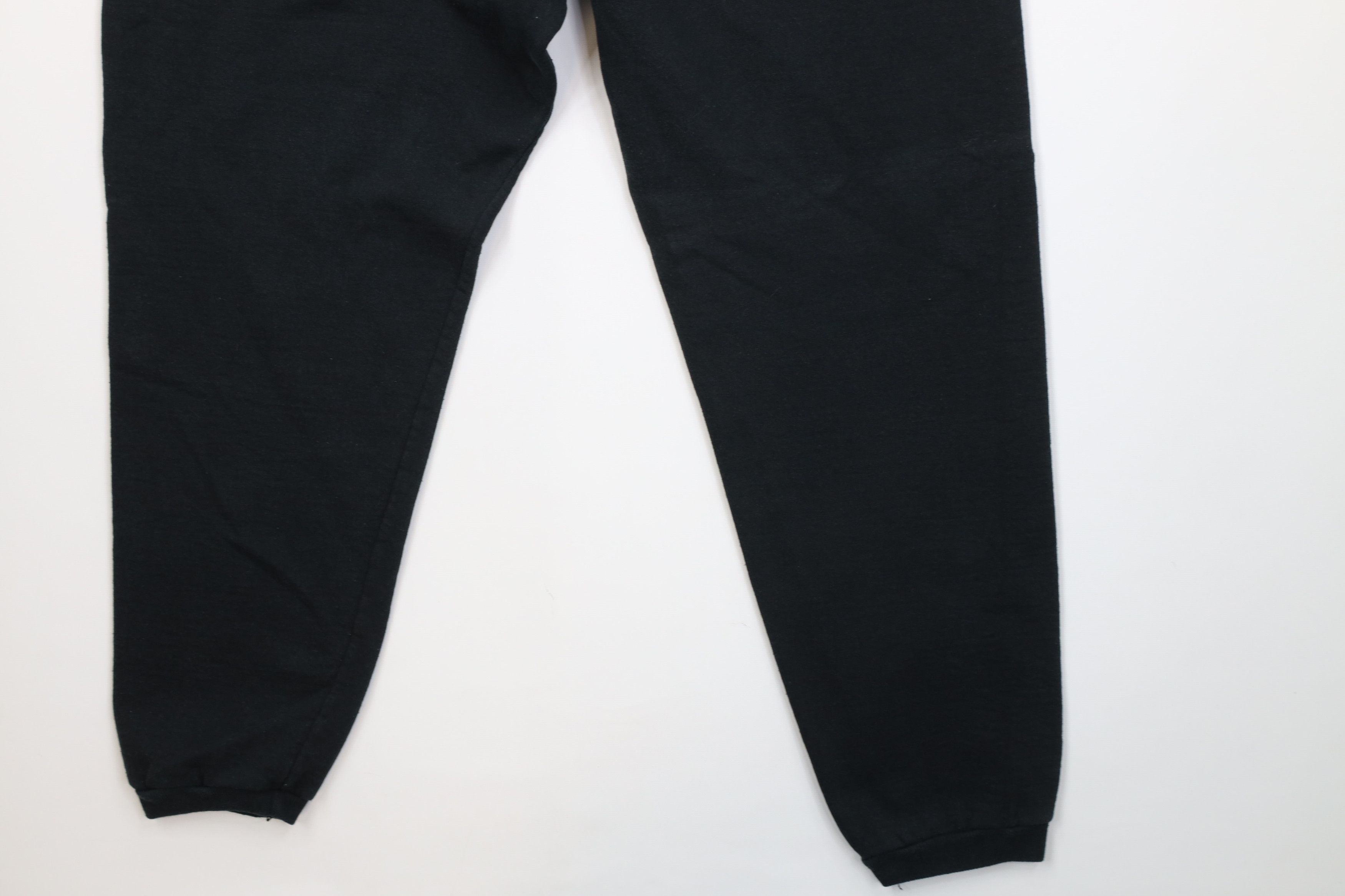 Vintage Vintage 90s Streetwear Cuffed Sweatpants Joggers Pants Black Size US 38 / EU 54 - 13 Thumbnail